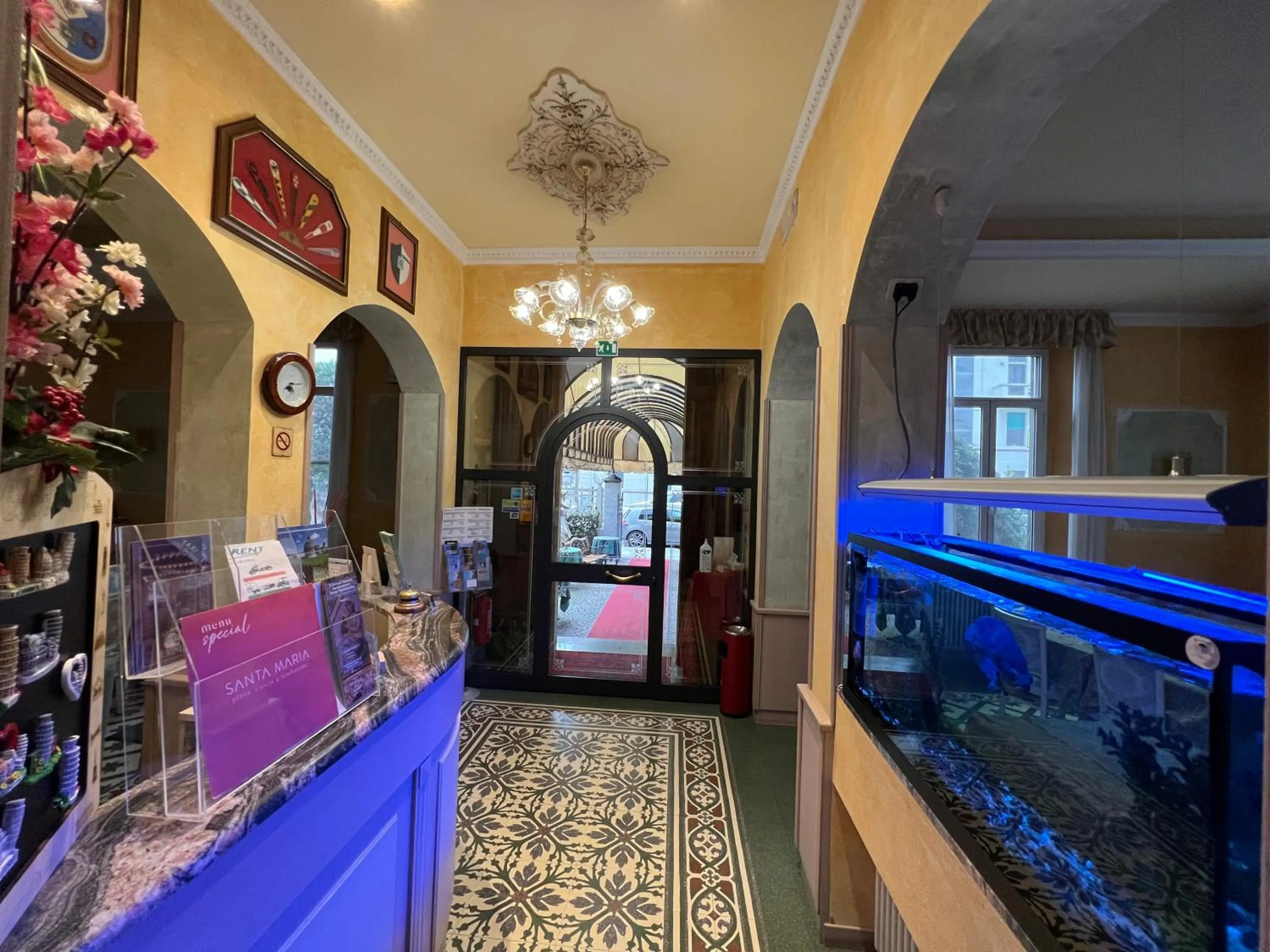 Lobby or reception in Hotel Villa Primavera