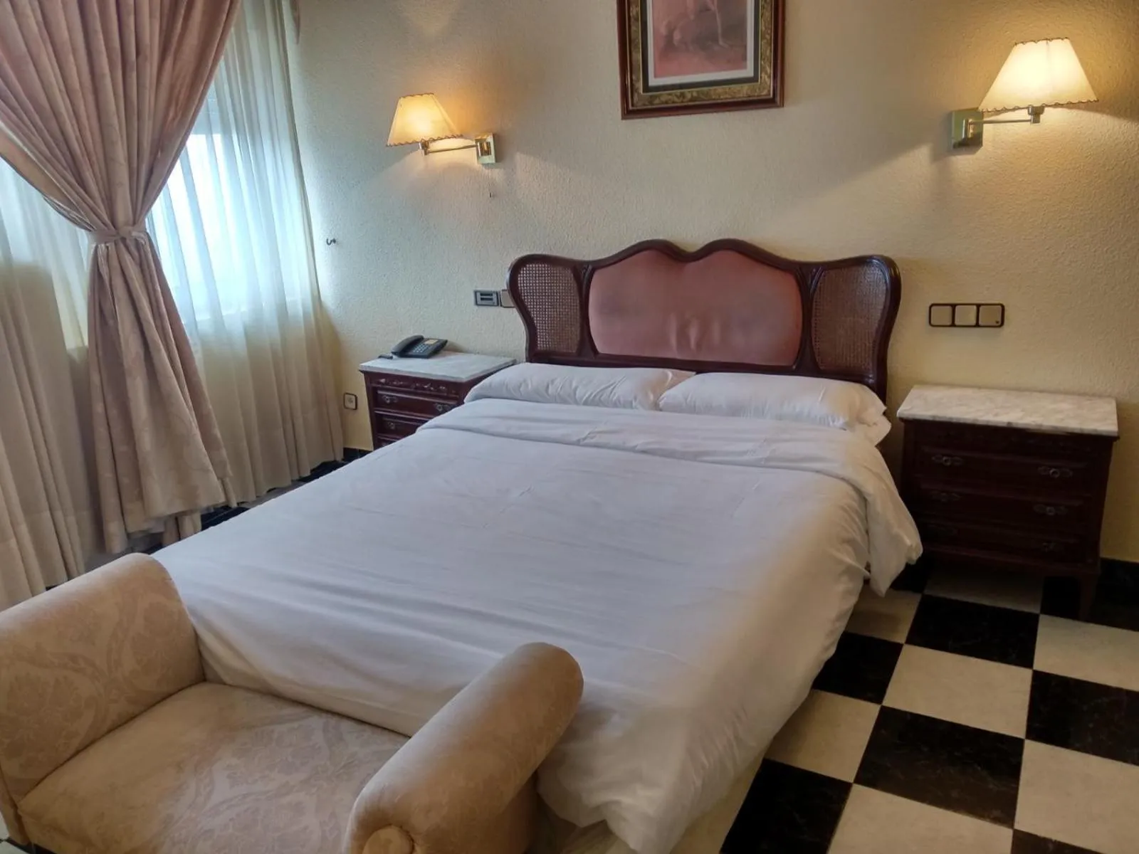 Bed in Hotel Sierra Oriente
