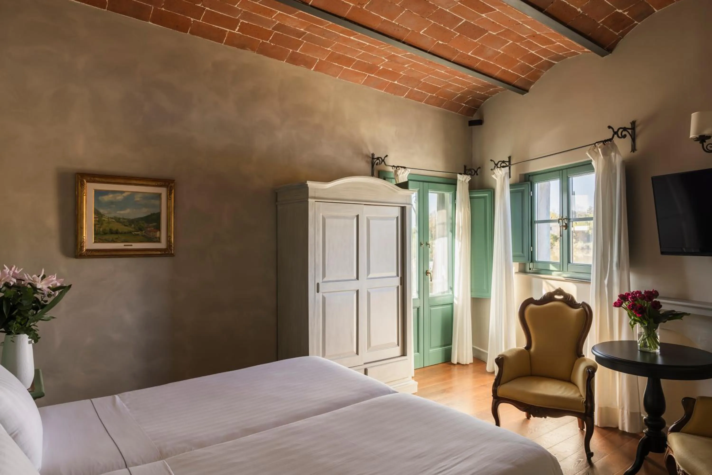 Bedroom, Bed in Hotel Mulino di Firenze - WorldHotels Crafted