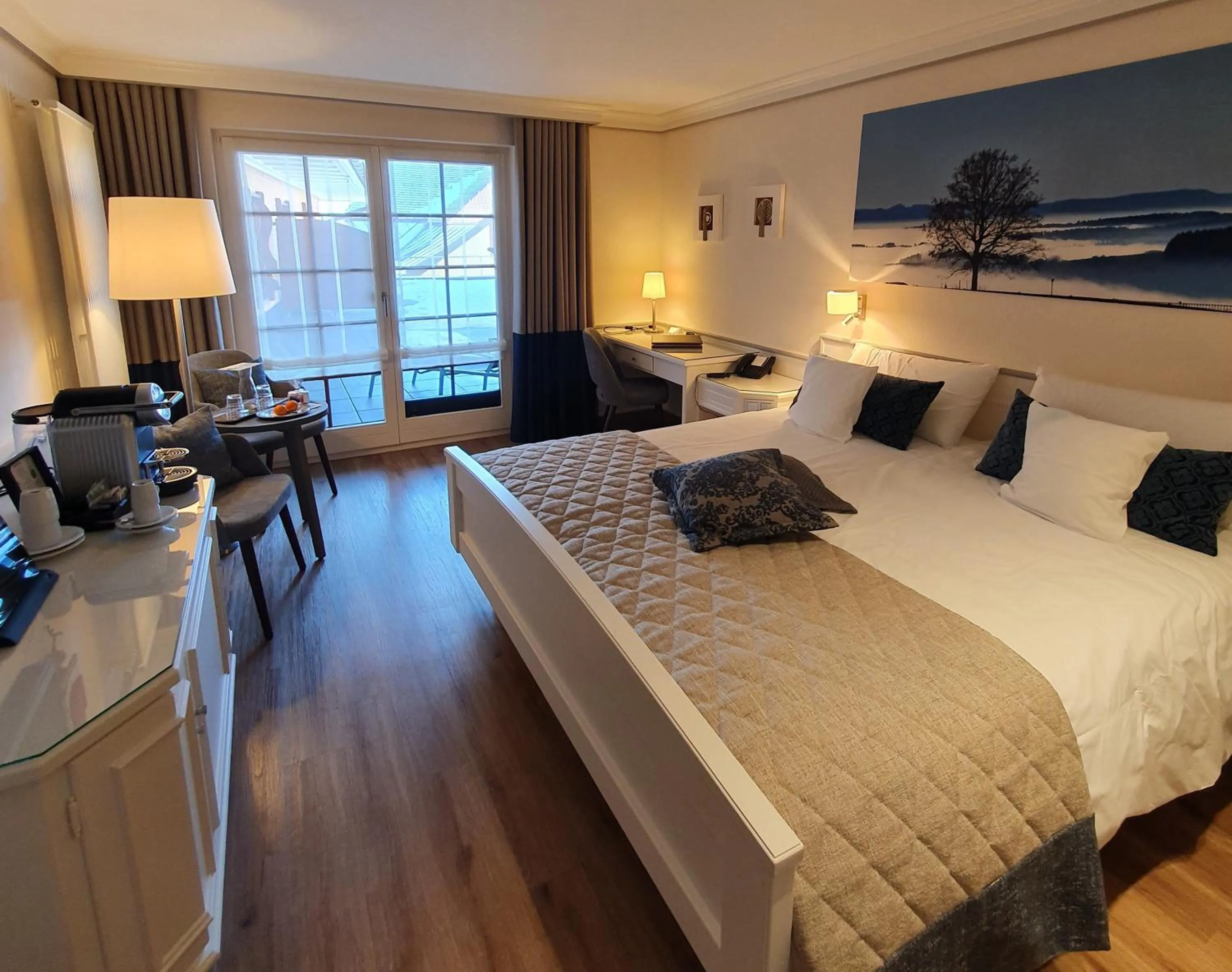 Bedroom, Bed in Bio- und Wellnesshotel Alpenblick