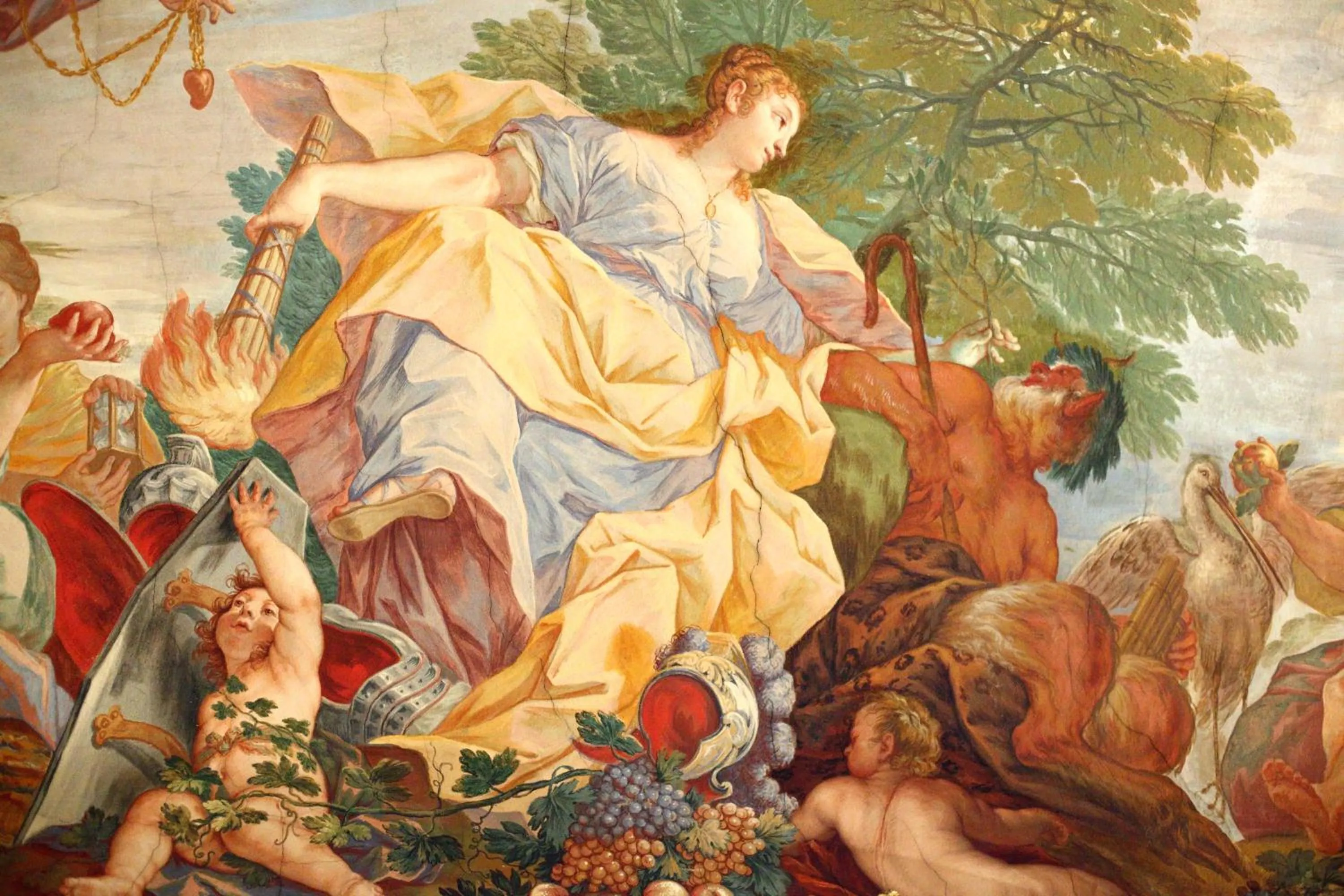 Decorative detail in Palazzo Tolomei - Residenza D'Epoca