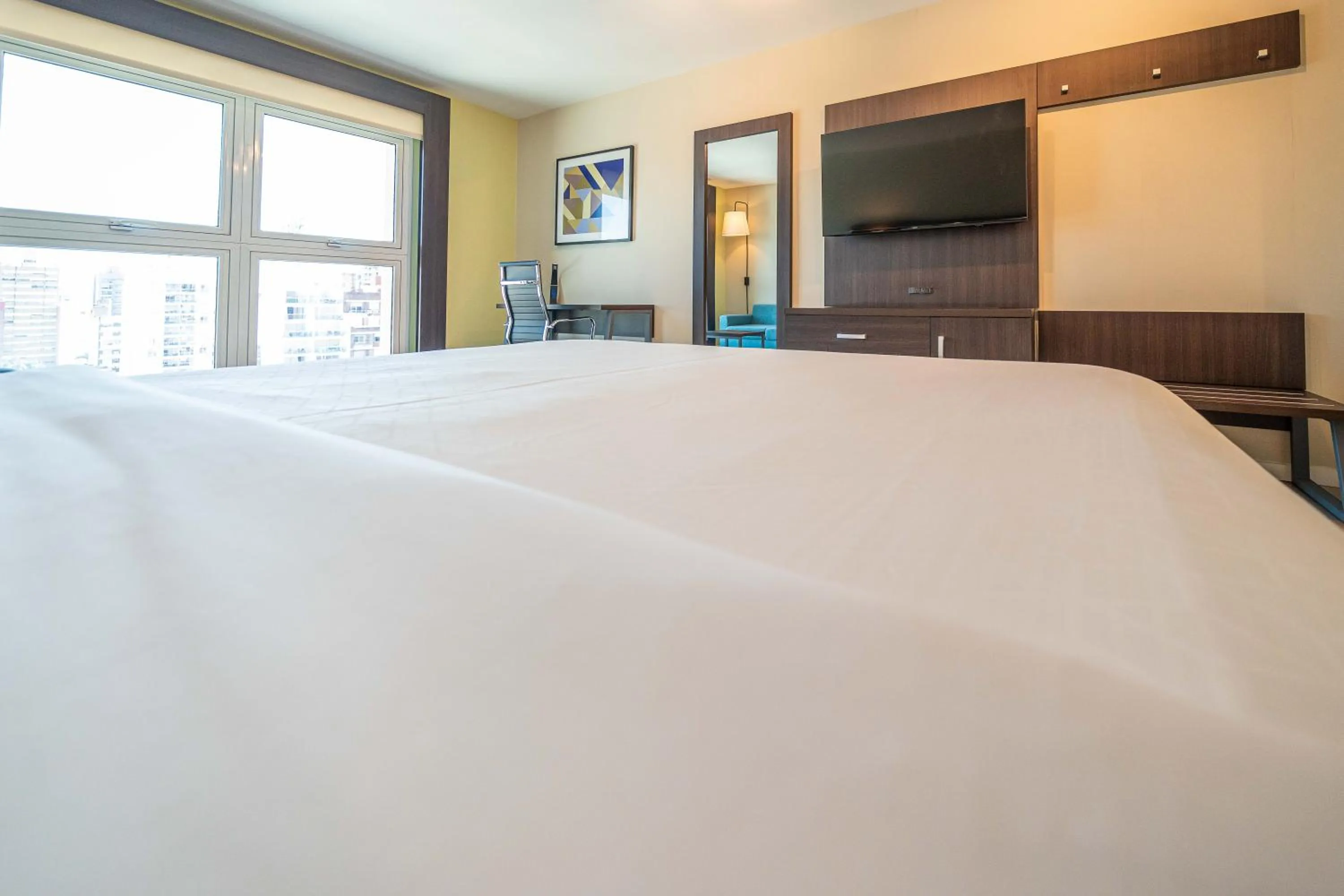 City view, Bed in Holiday Inn Express Rosario by IHG