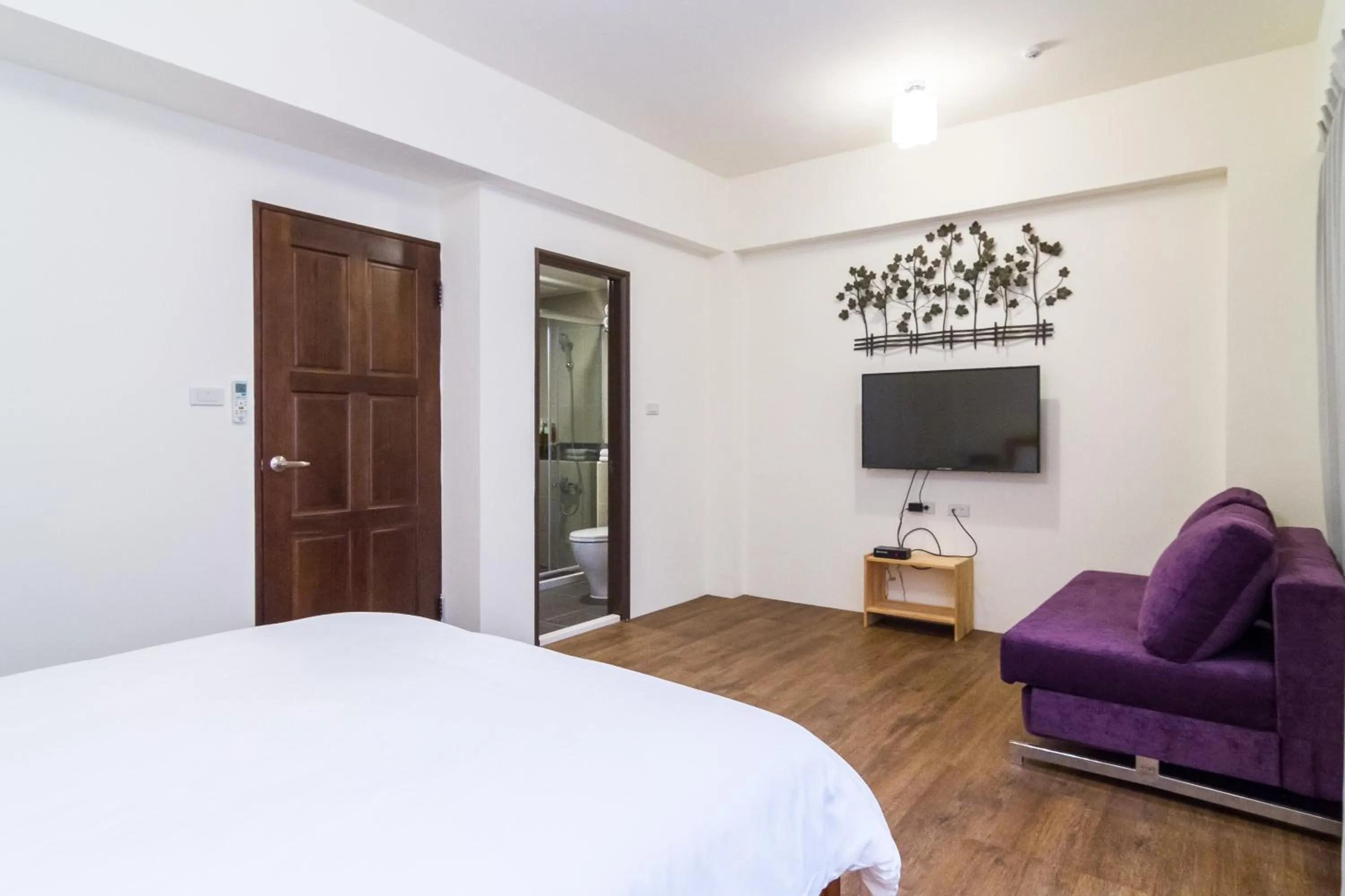 Bathroom, Bed in Wendy's home Toucheng Mansion A