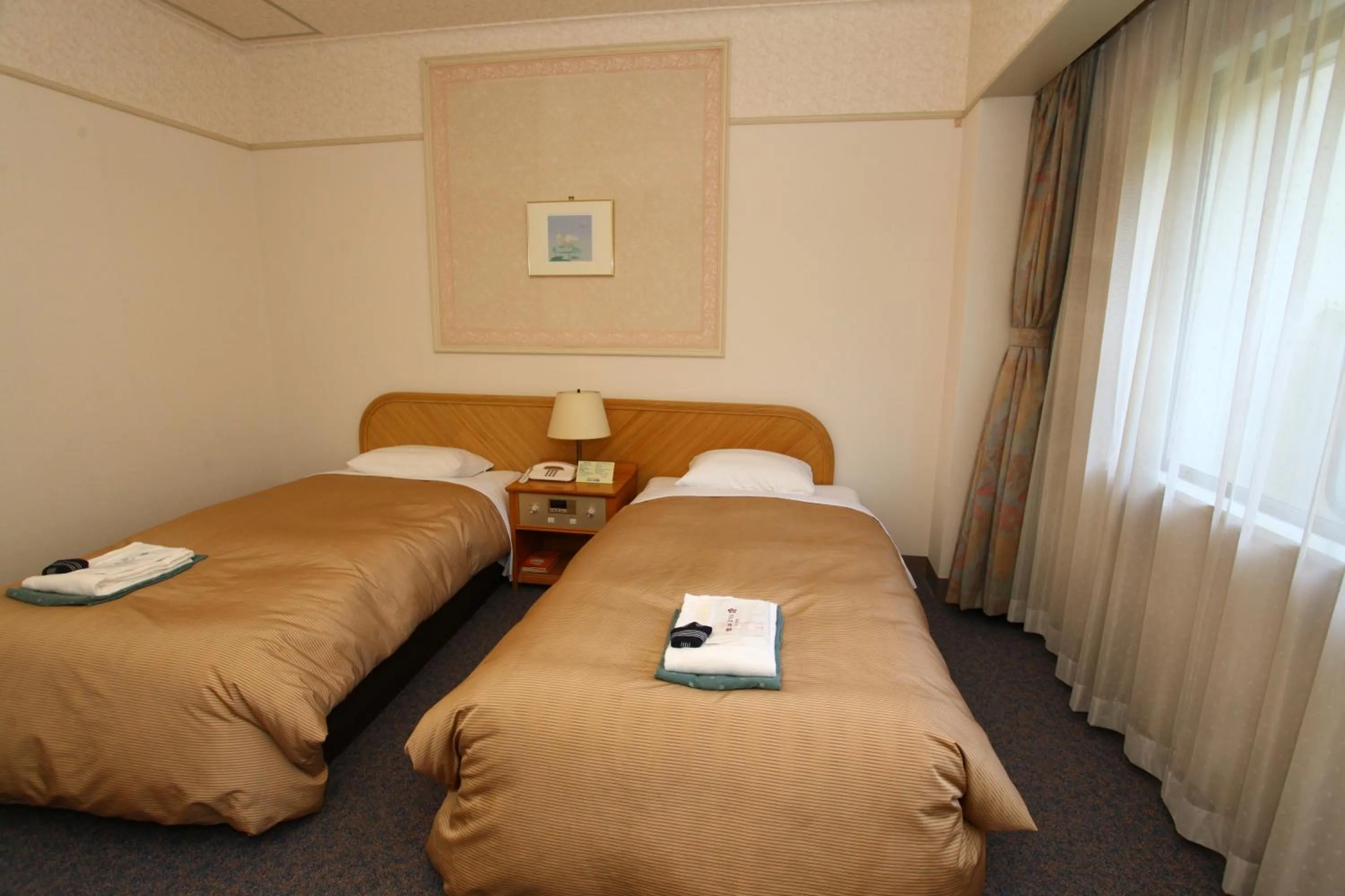 Photo of the whole room, Bed in Kagetsuen