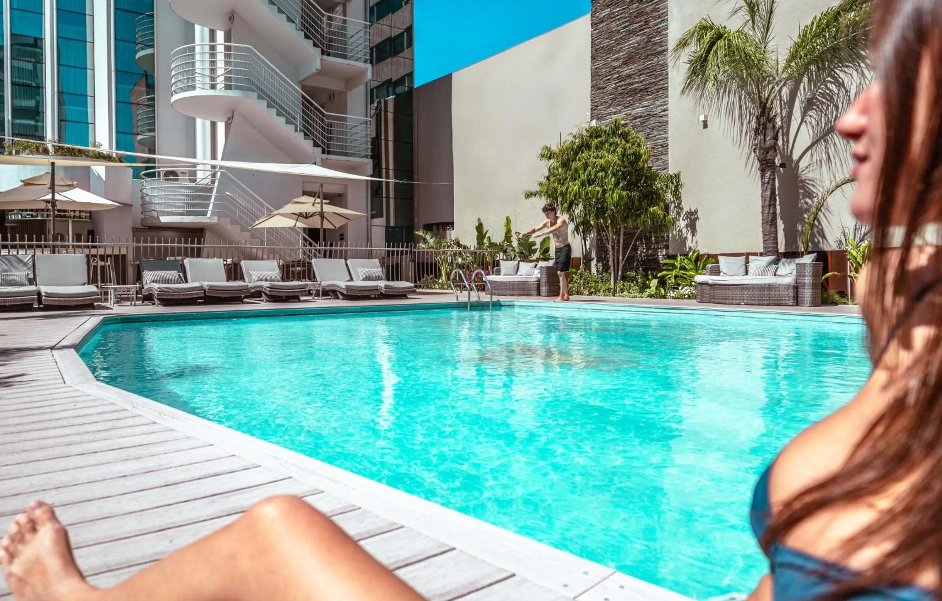 Swimming pool in Holiday Inn Rosario by IHG