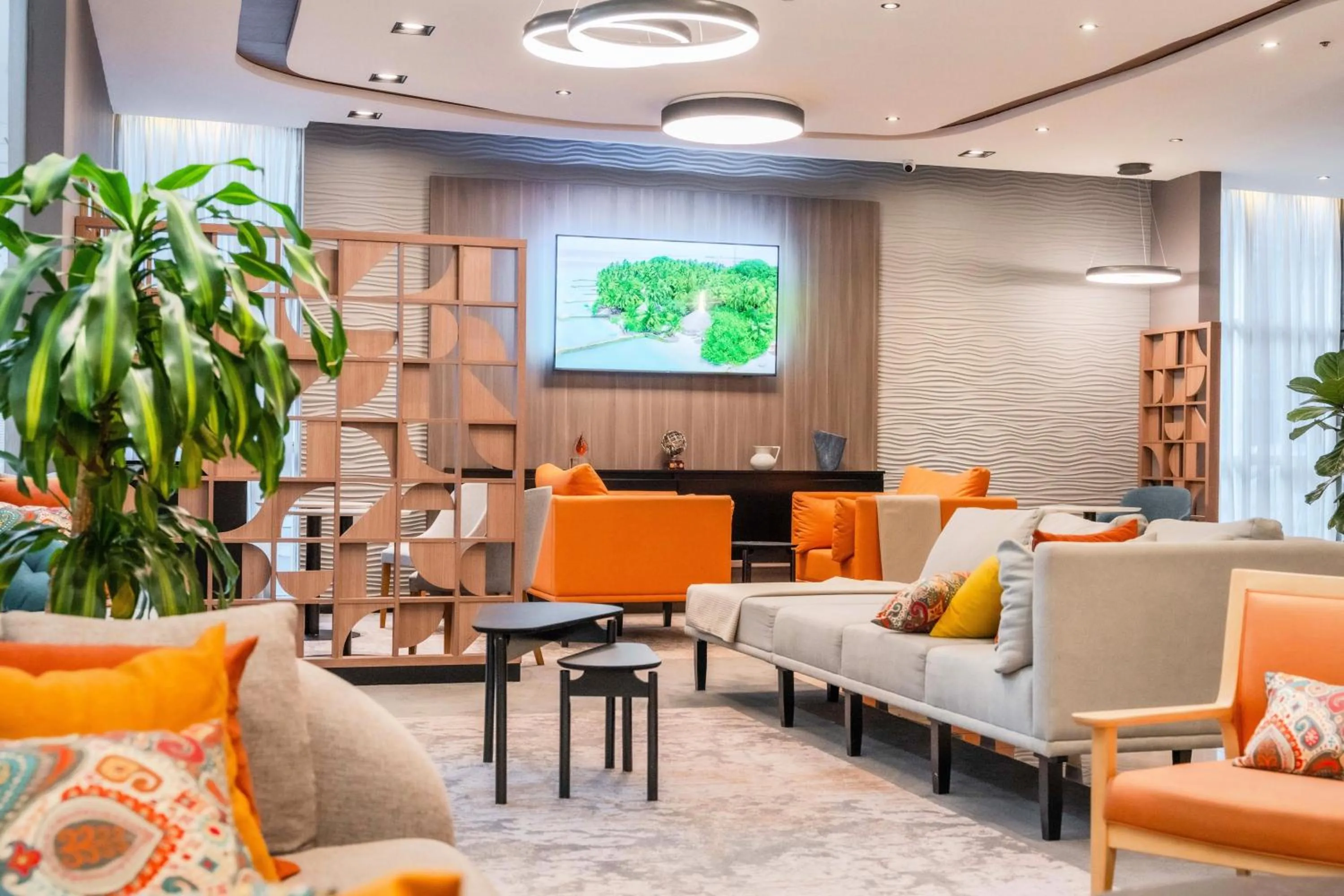 Lobby or reception in Holiday Inn Rosario by IHG