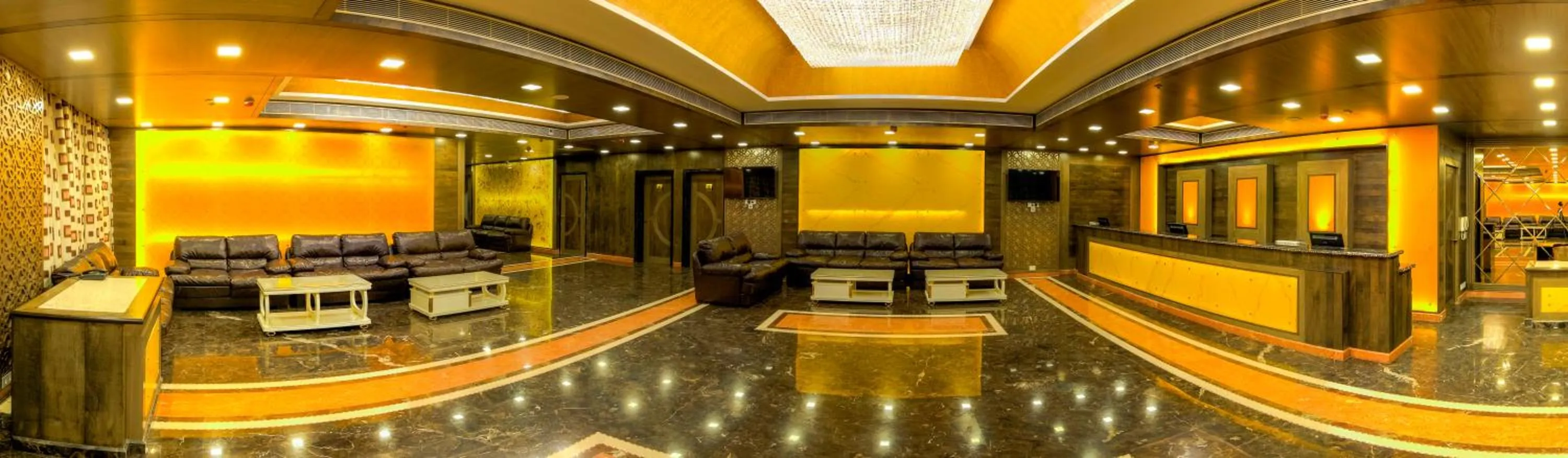Lobby or reception in Hotel Benzz Park Vellore