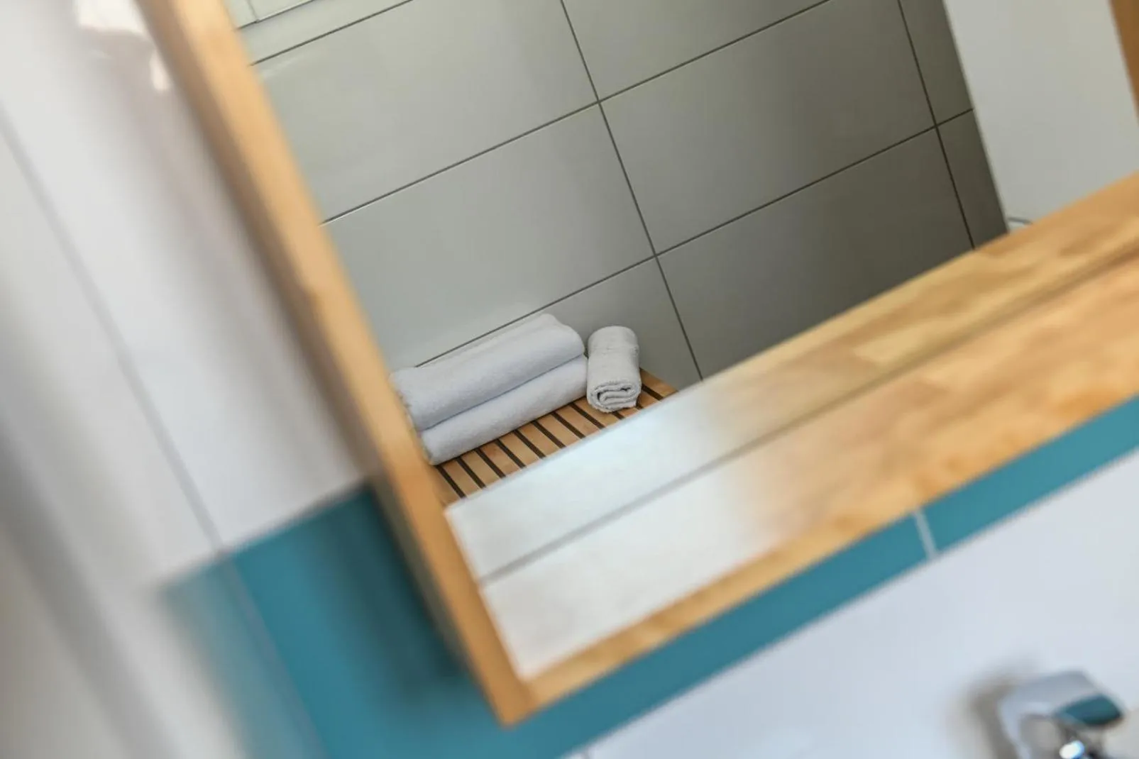 Bathroom in Logis Hotel de France