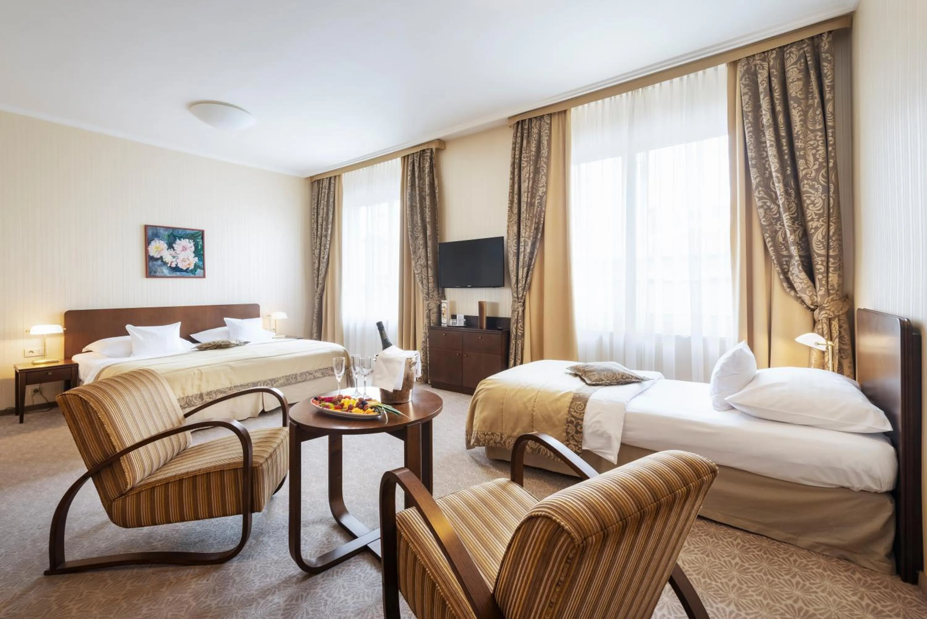 Photo of the whole room, Bed in Hotel Devín