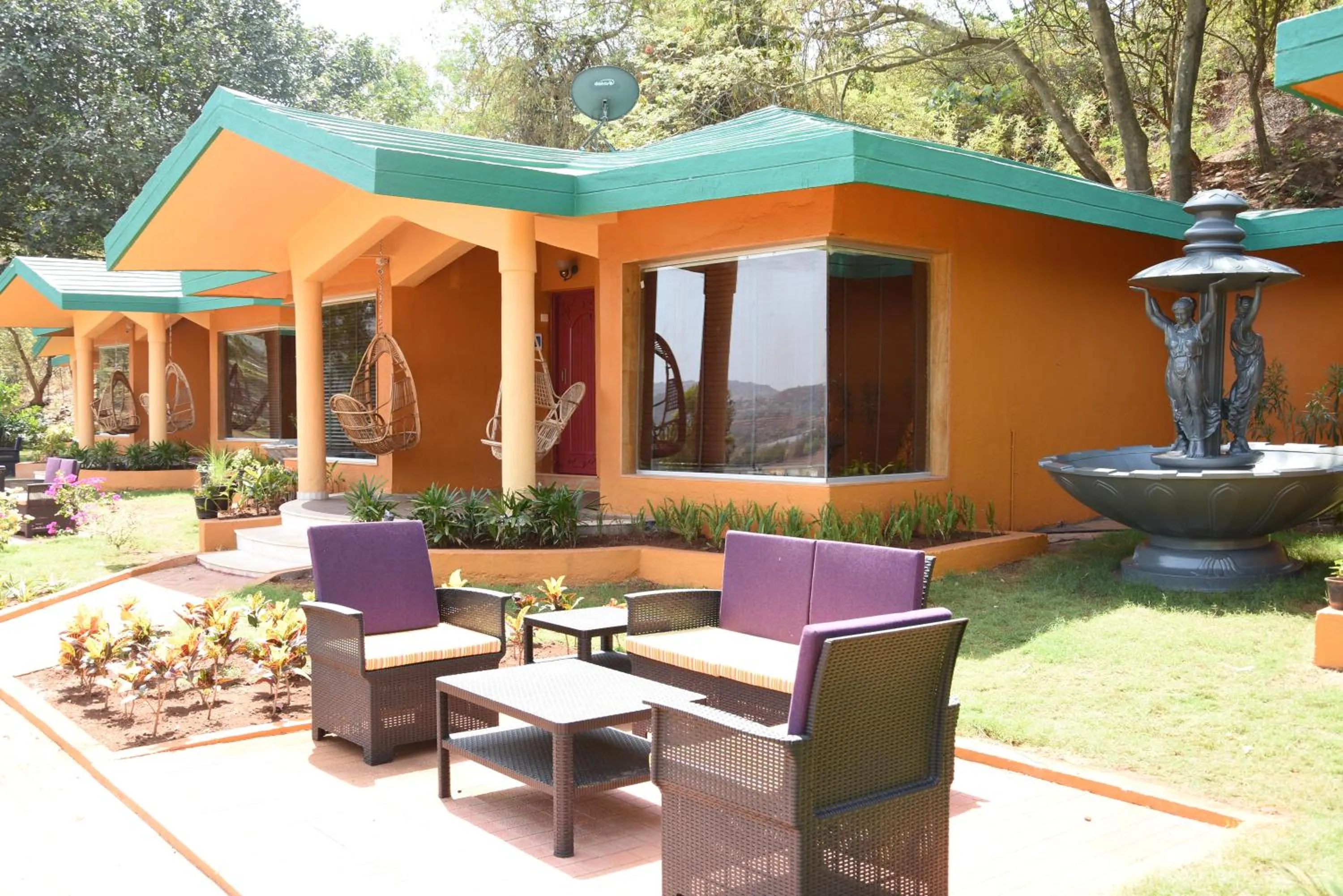 Patio in Residency Lake Resort & Spa