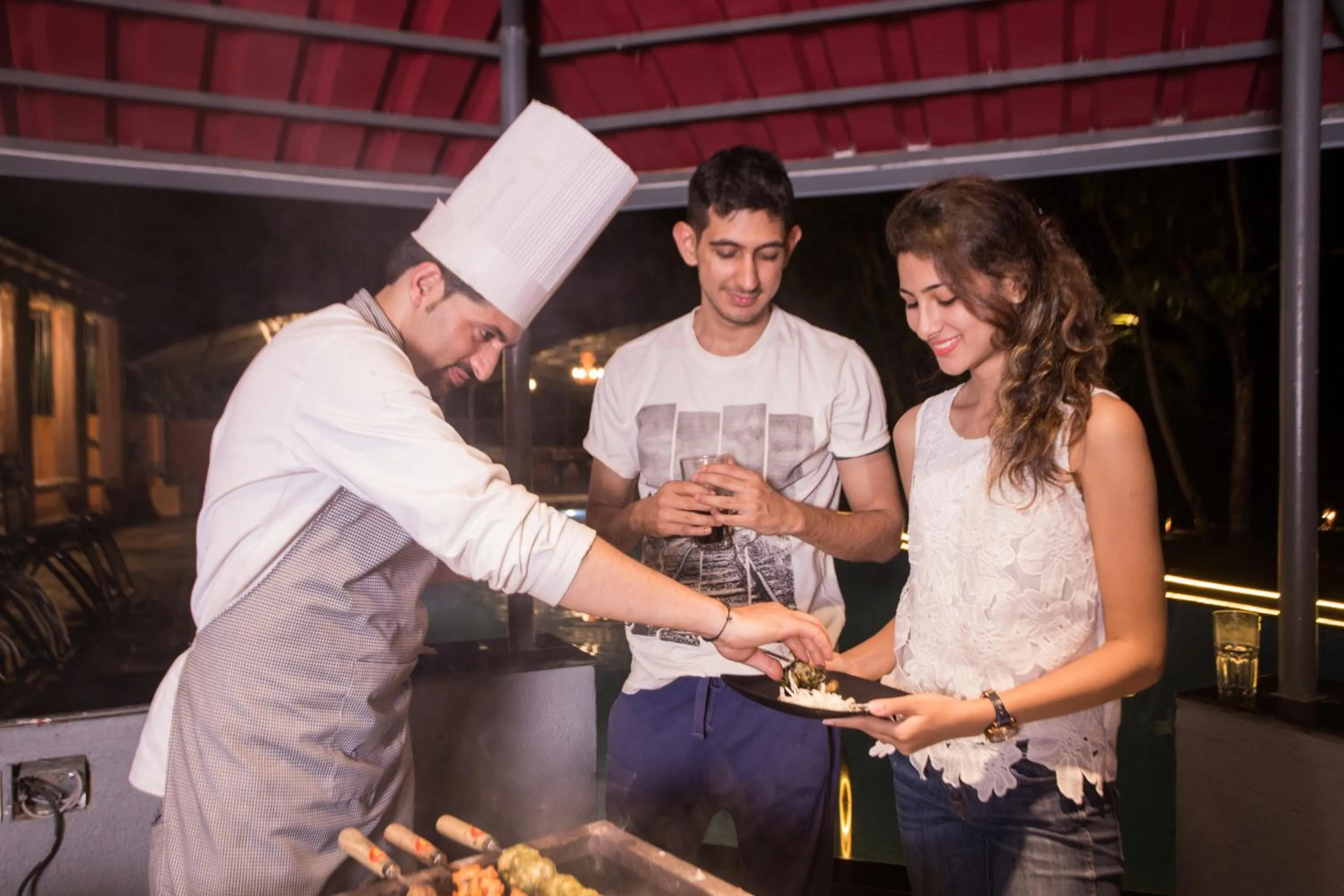 BBQ facilities in Residency Lake Resort & Spa