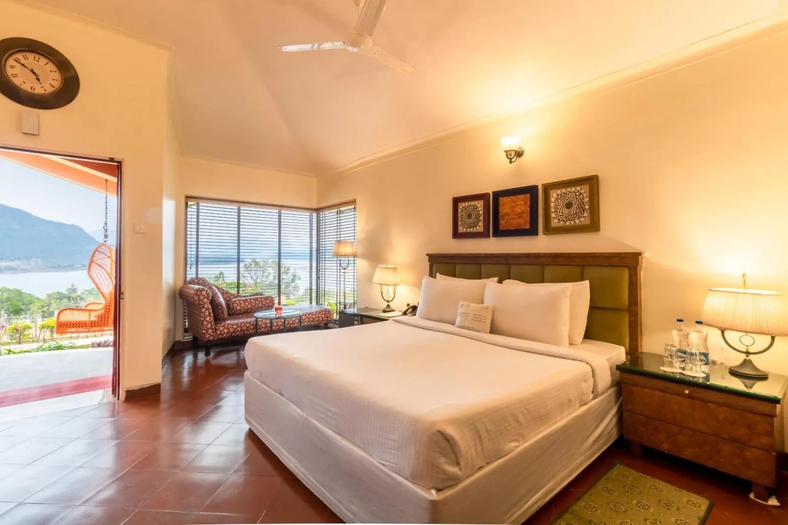 Natural landscape, Bed in Residency Lake Resort & Spa