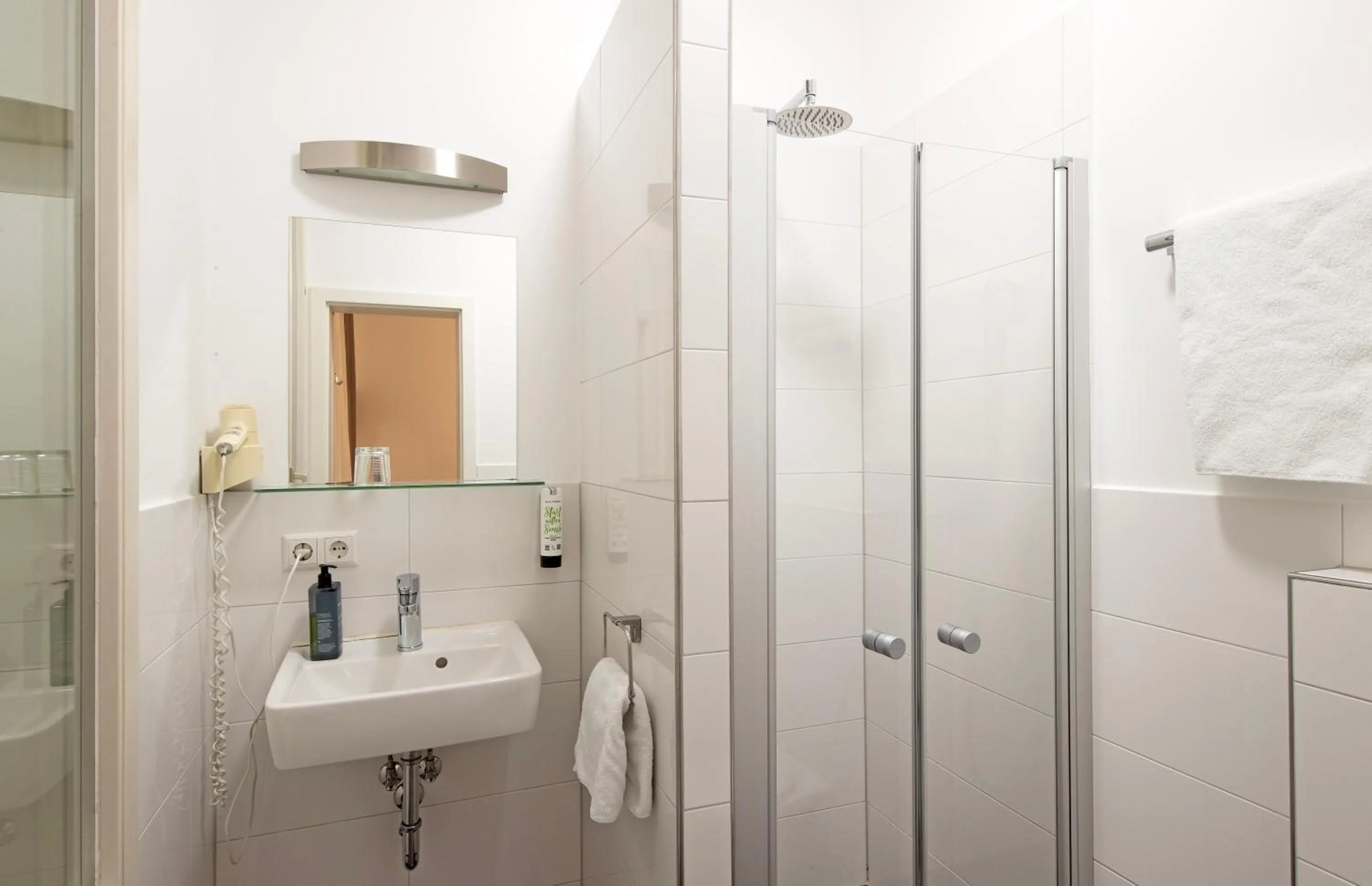 Shower in Hotel Scheffelhof