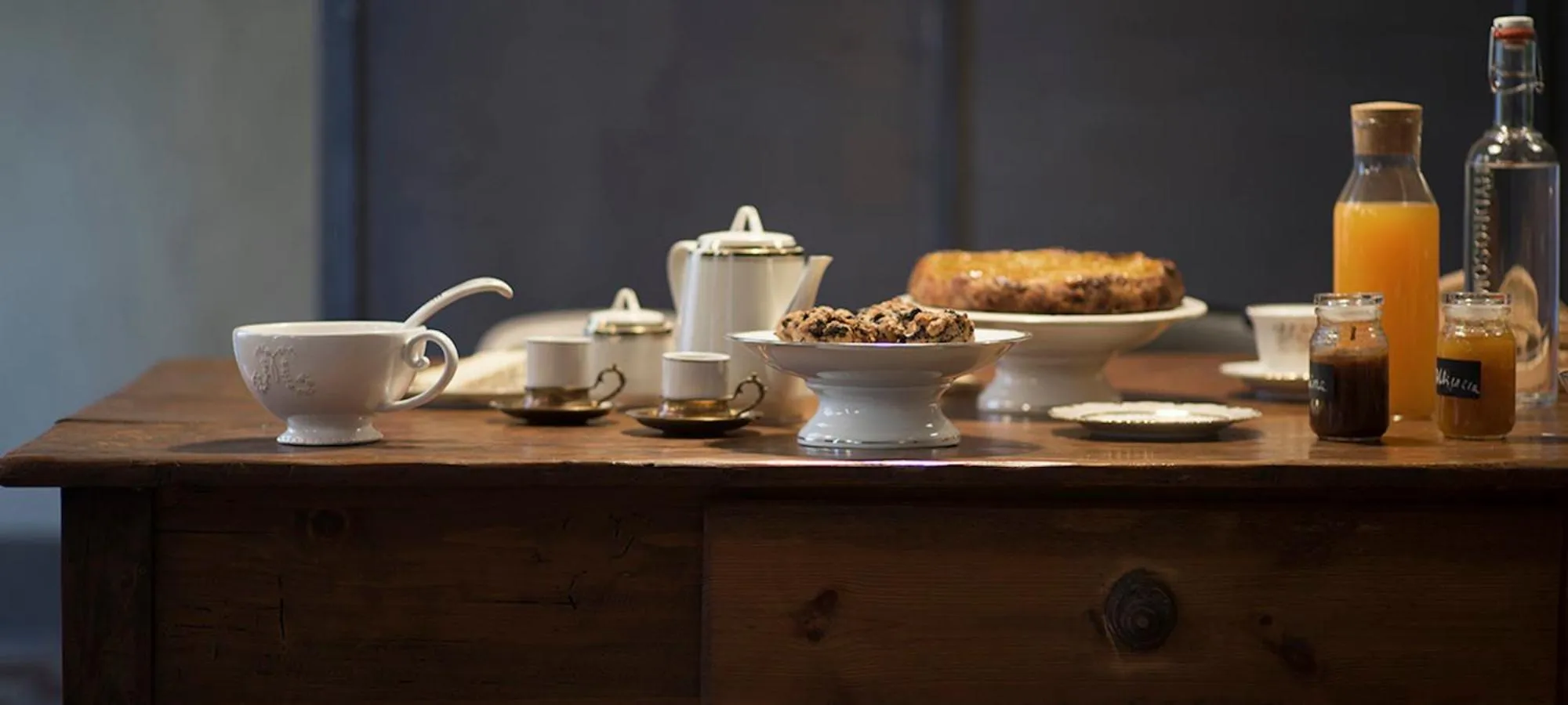 Food and drinks in Casatorre dei Leoni Dimora Storica