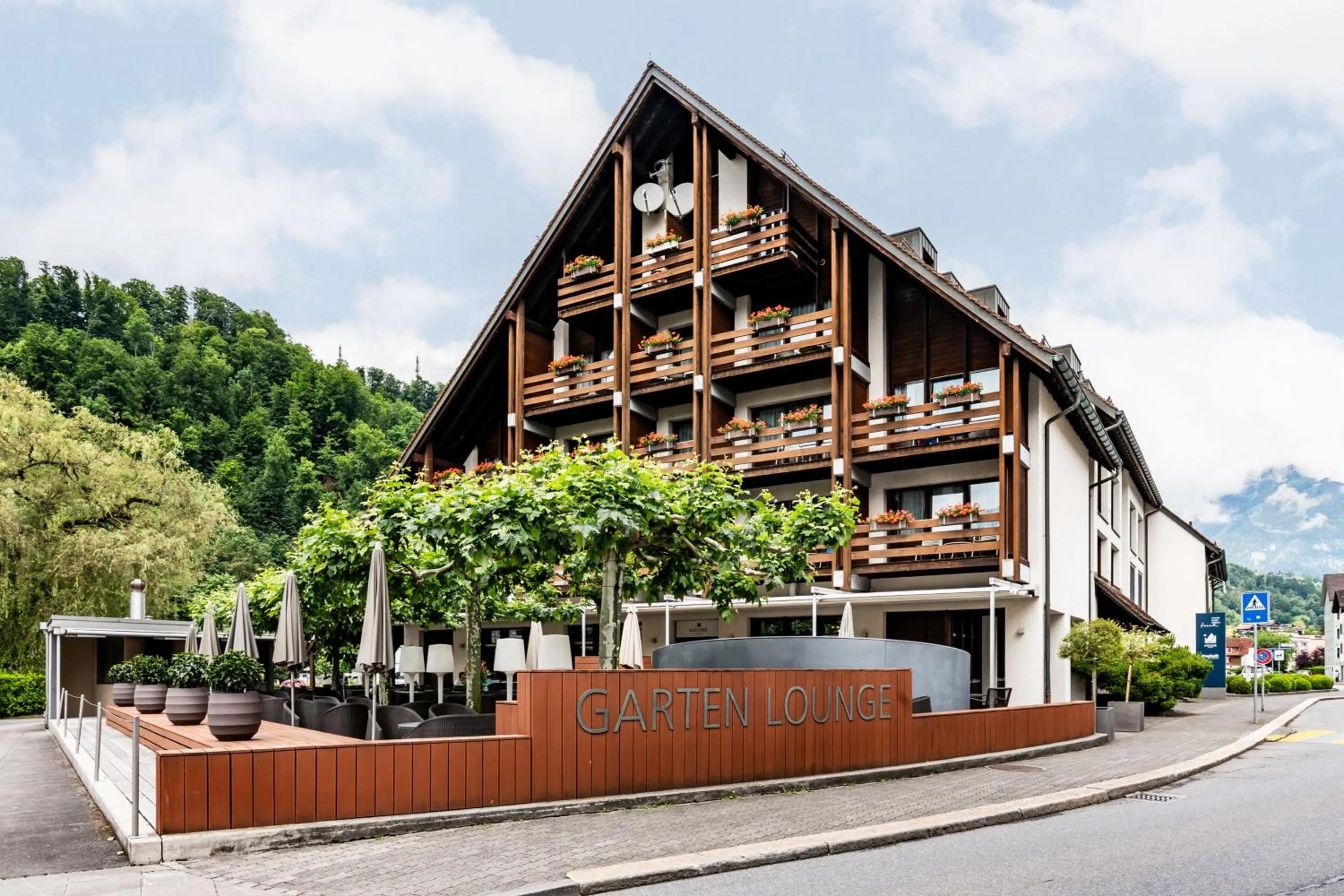 Property building in Tailormade Hotel KRONE Sarnen