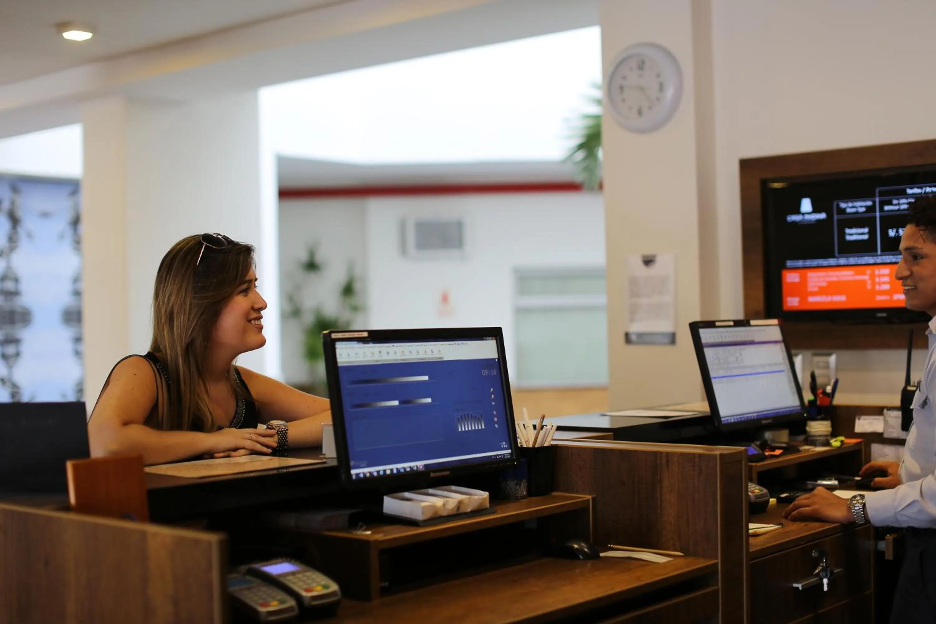 Lobby or reception in Casa Andina Standard Miraflores San Antonio