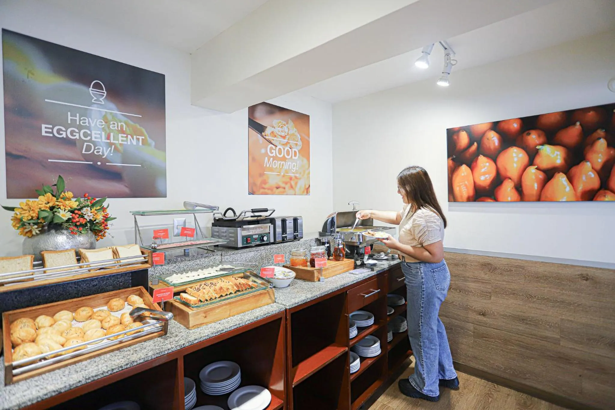 Buffet breakfast in Casa Andina Standard Miraflores San Antonio