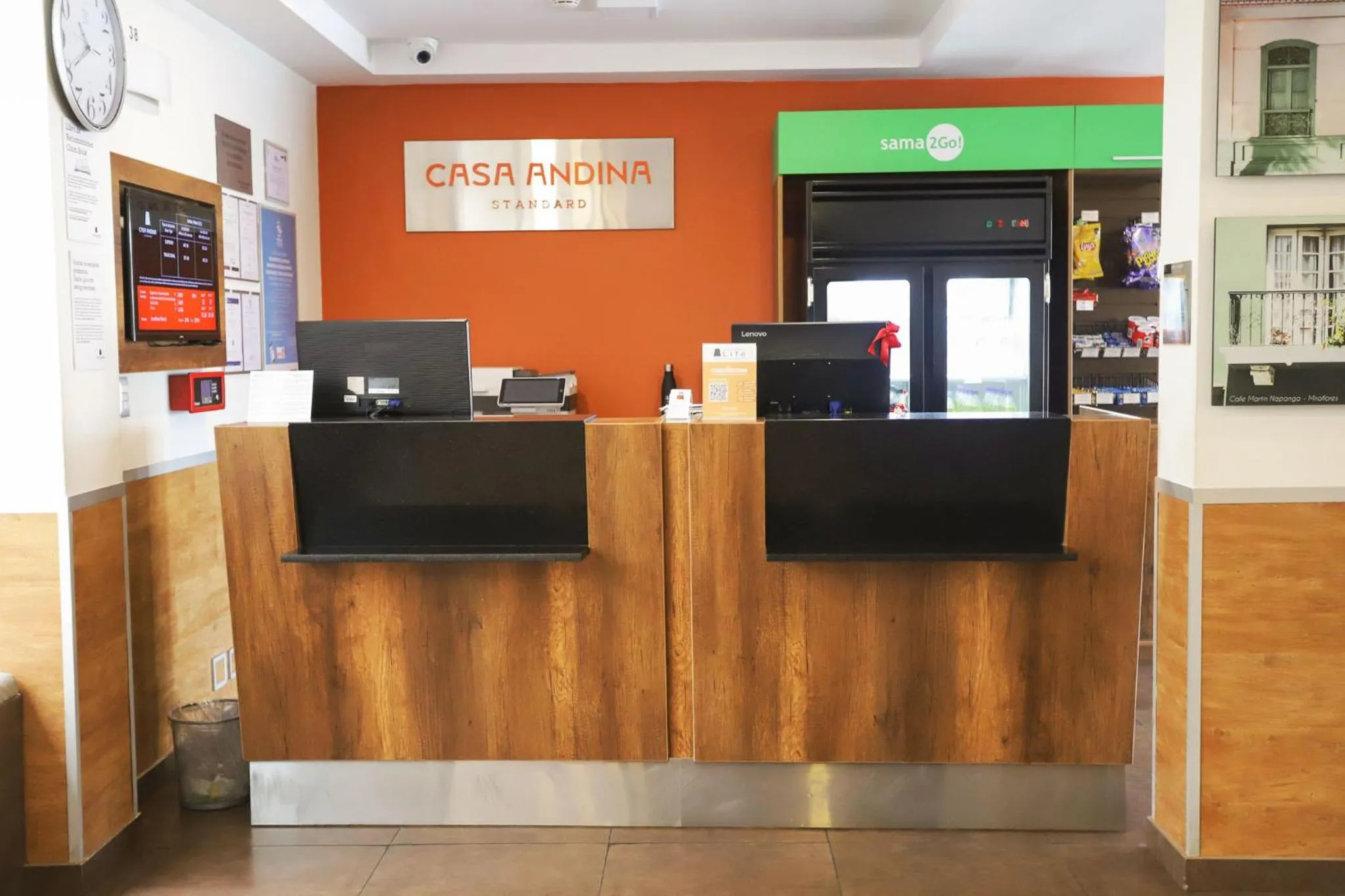 Lobby or reception in Casa Andina Standard Miraflores San Antonio