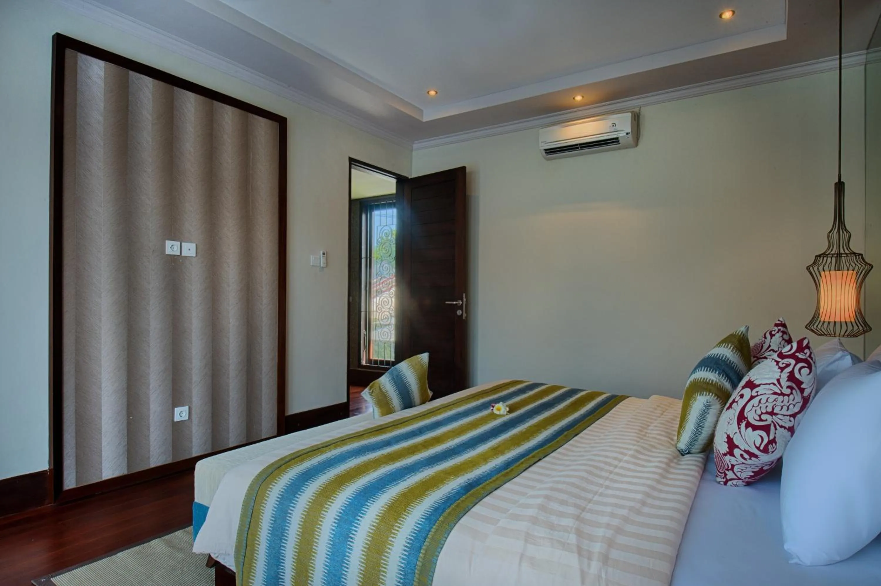 Bed in Natya Villa Jimbaran