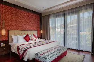 Bed in Natya Villa Jimbaran