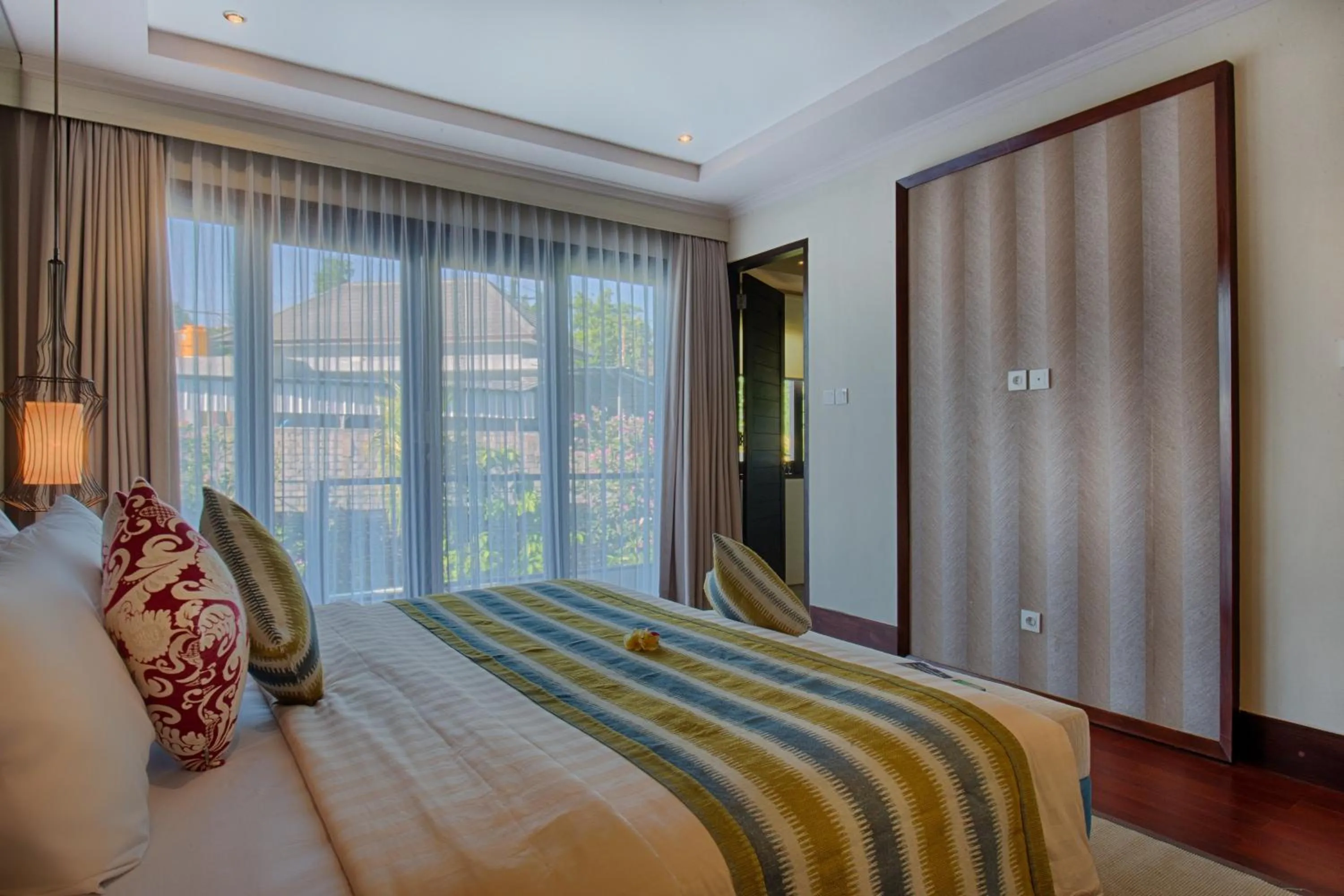 Bed in Natya Villa Jimbaran