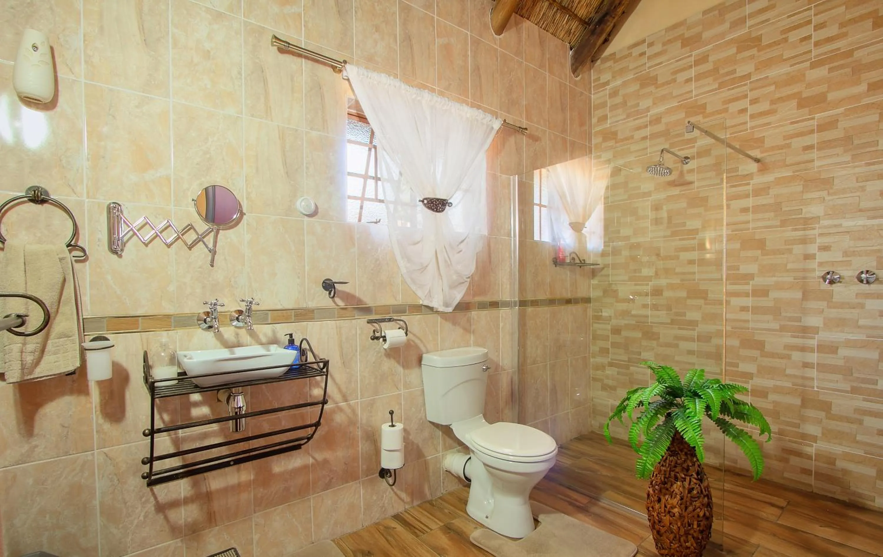 Toilet in All over Africa Guest house