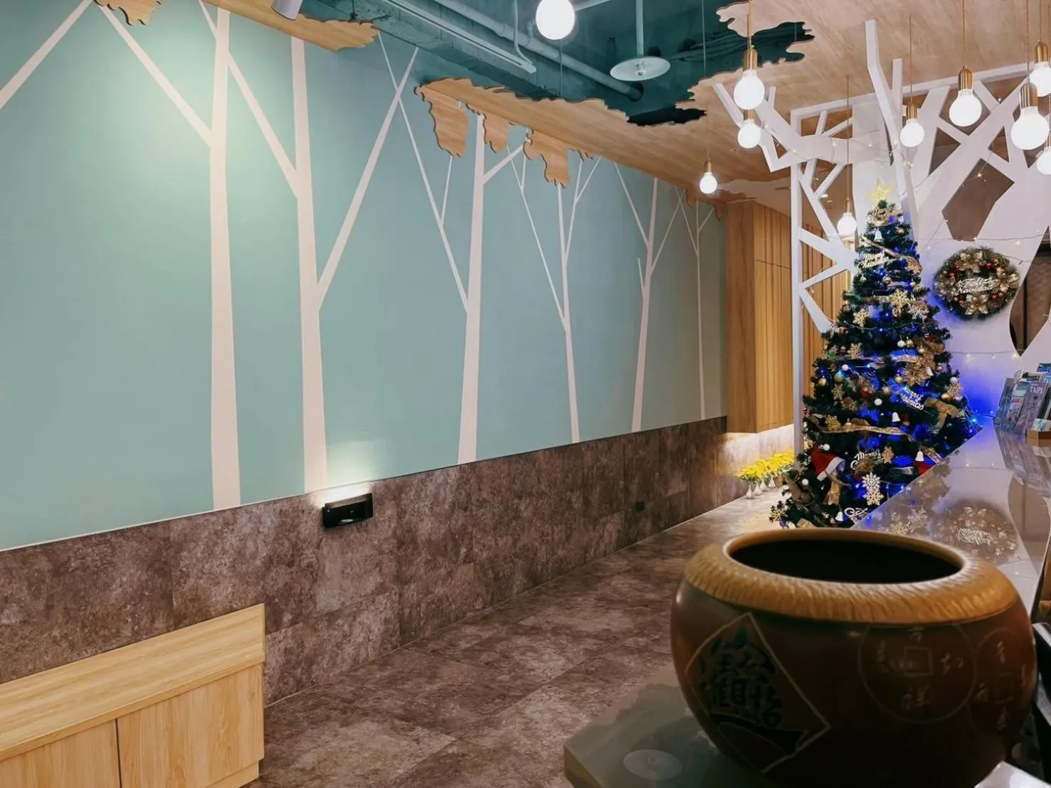 Decorative detail in 新仕飯店-New City Hotel