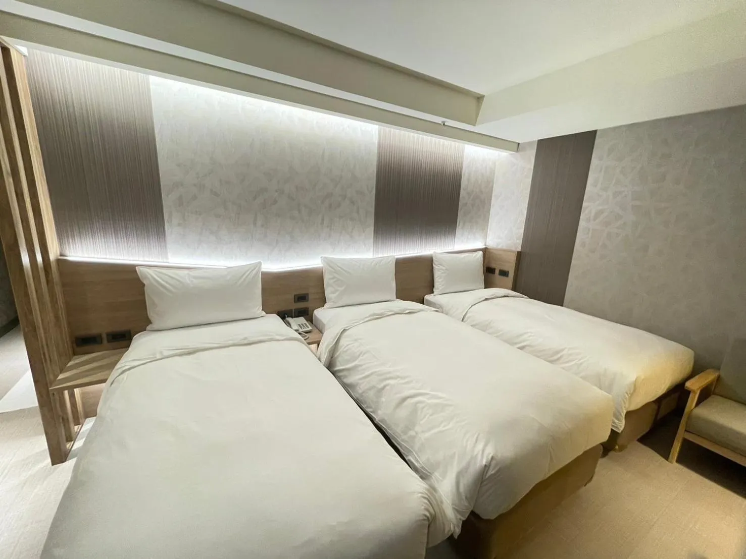 Bed in 新仕飯店-New City Hotel