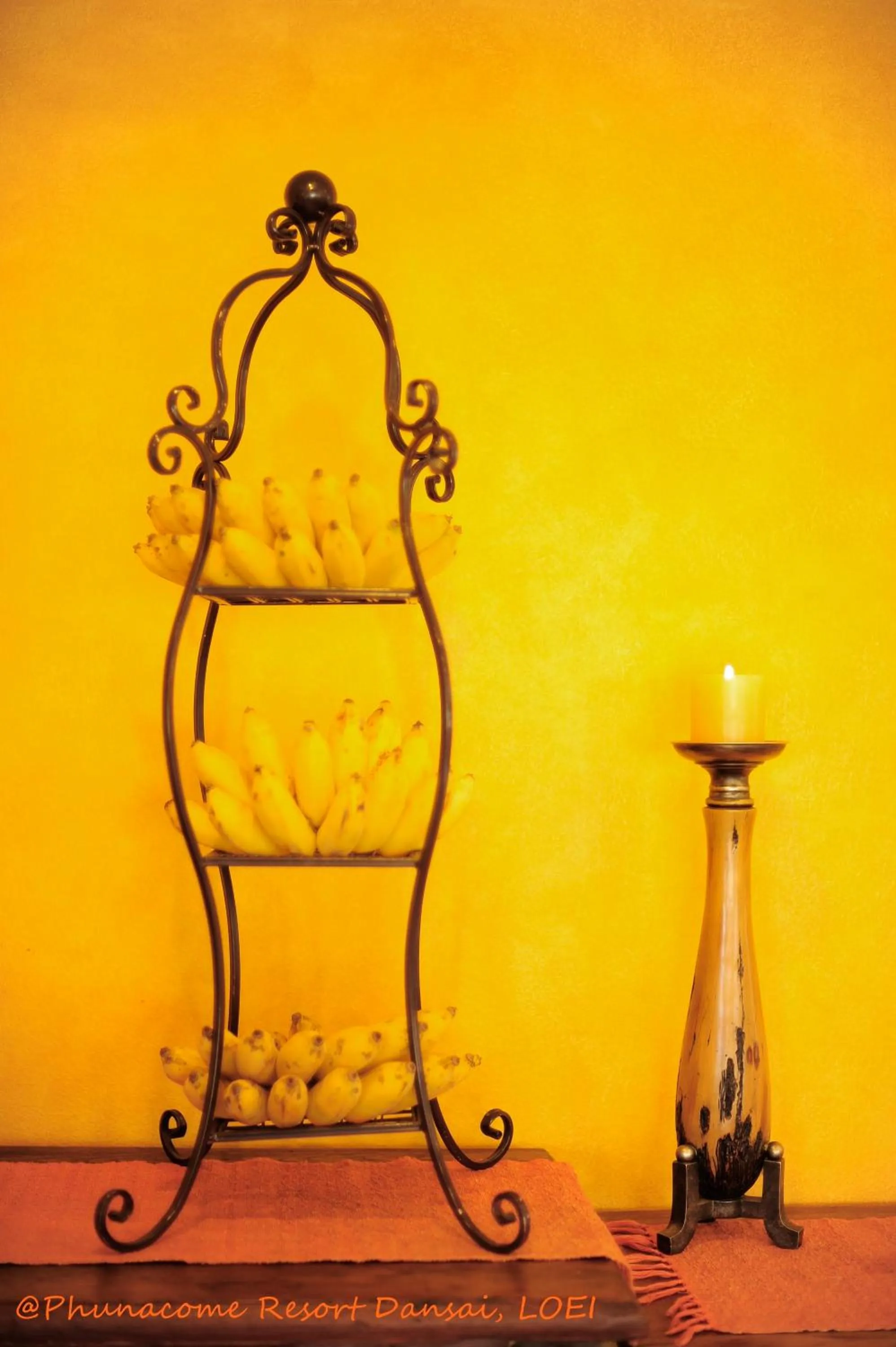 Decorative detail in Phunacome Resort