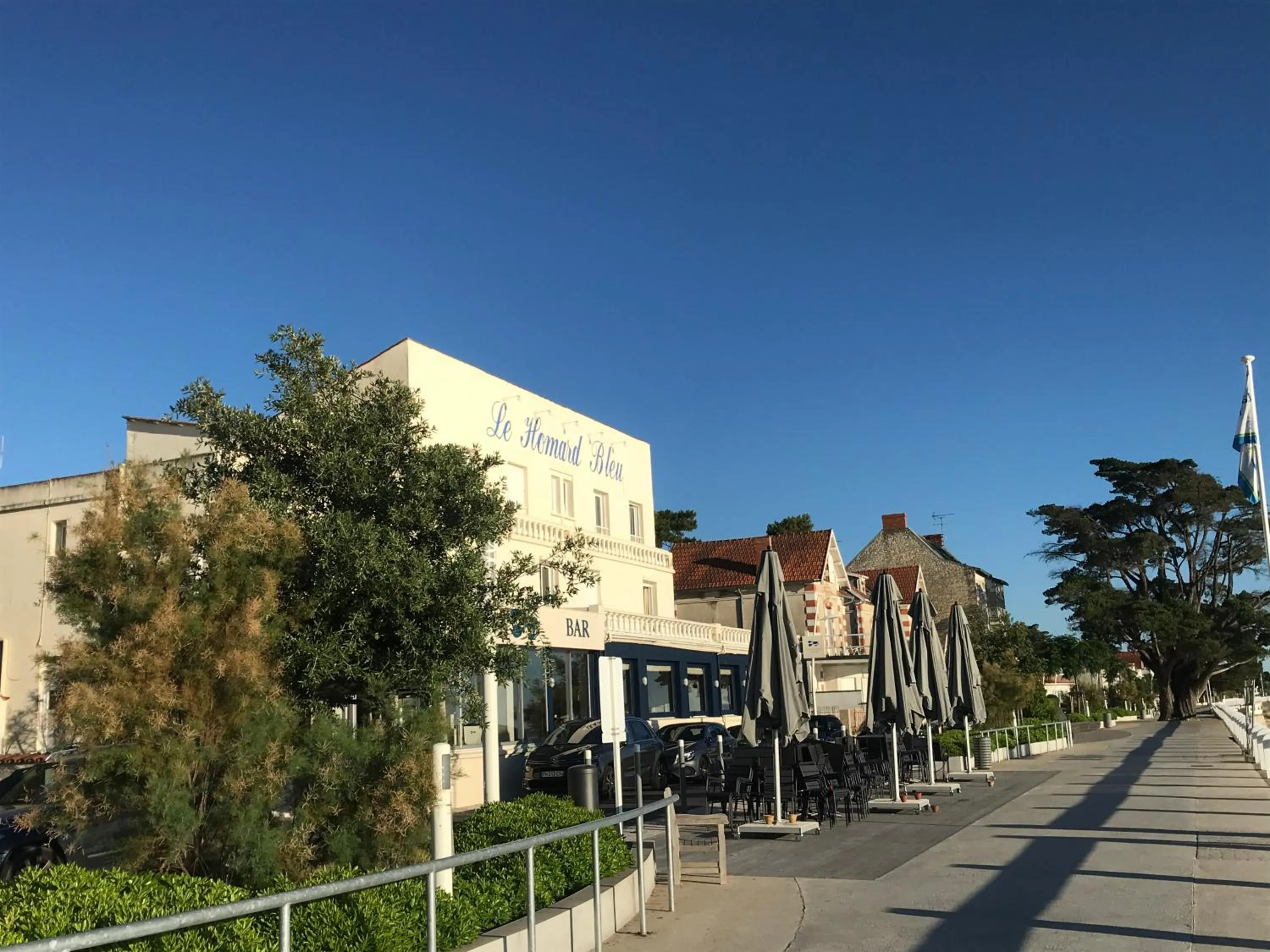 Balcony/Terrace in Le Homard Bleu