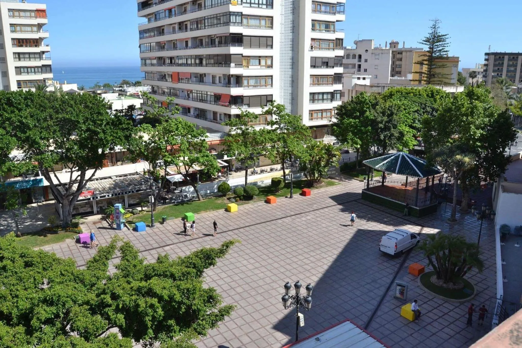 City view in SolRoom (plz. La Nogalera)