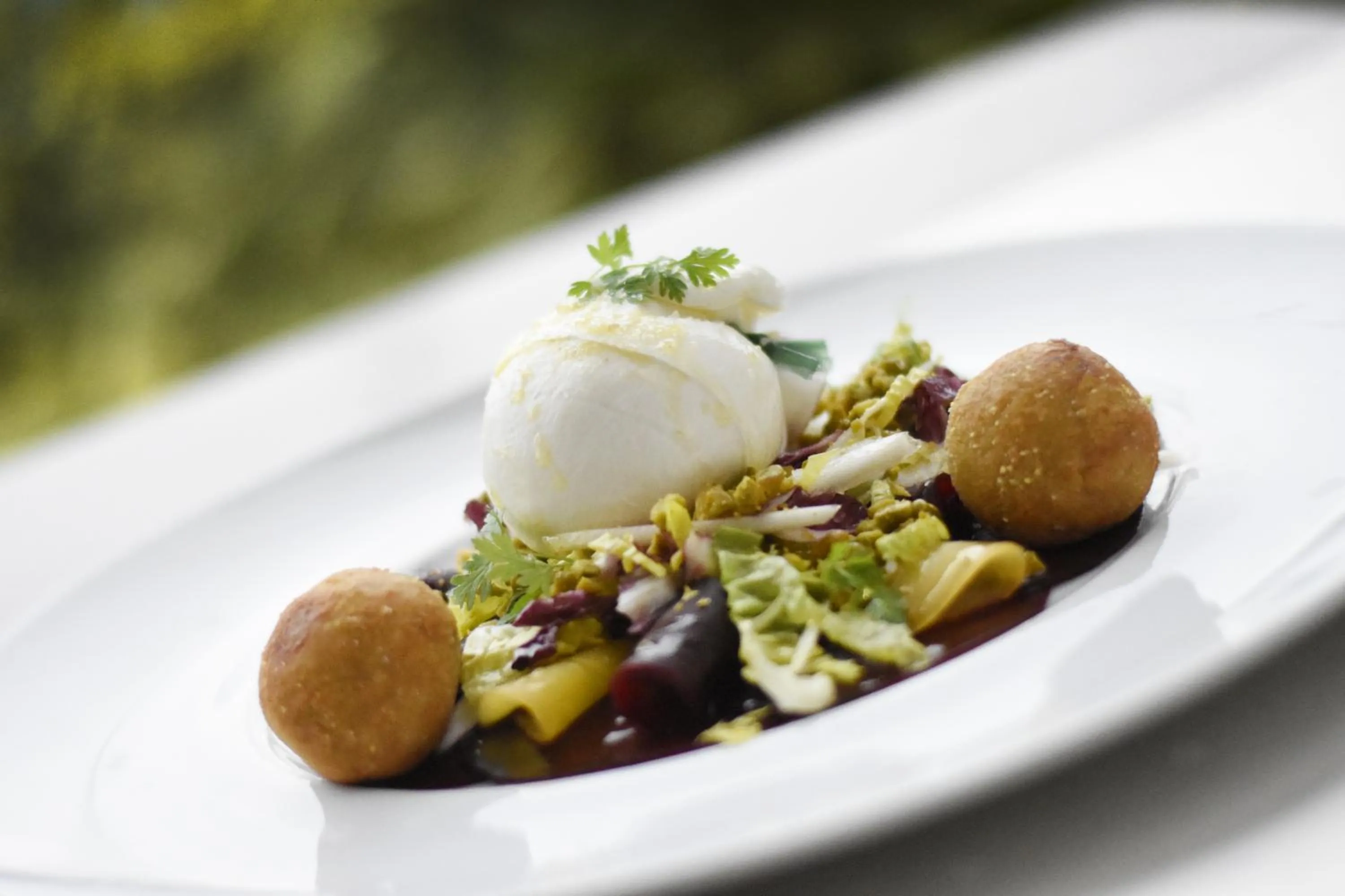 Food close-up in Aston Hotel