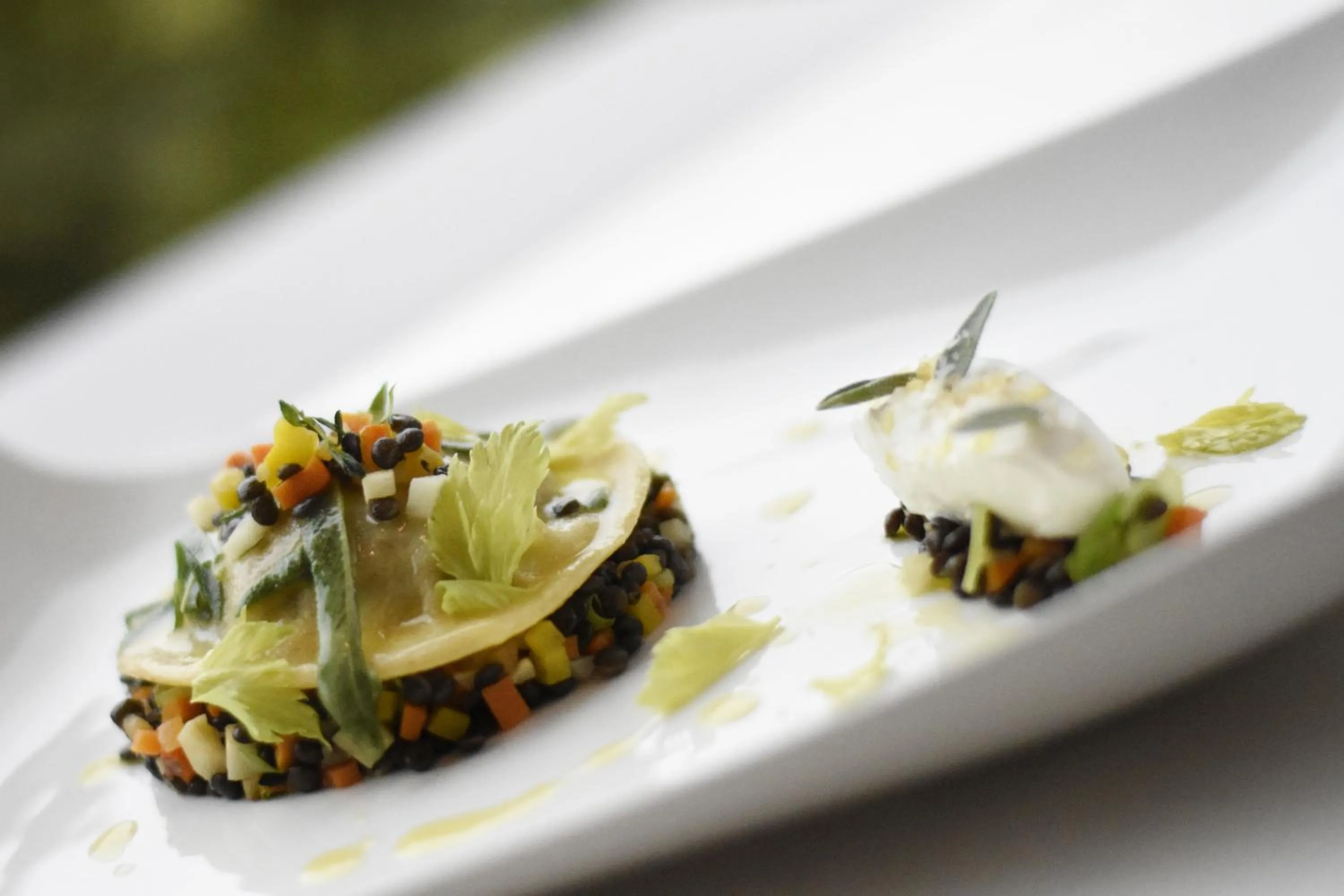 Food close-up in Aston Hotel