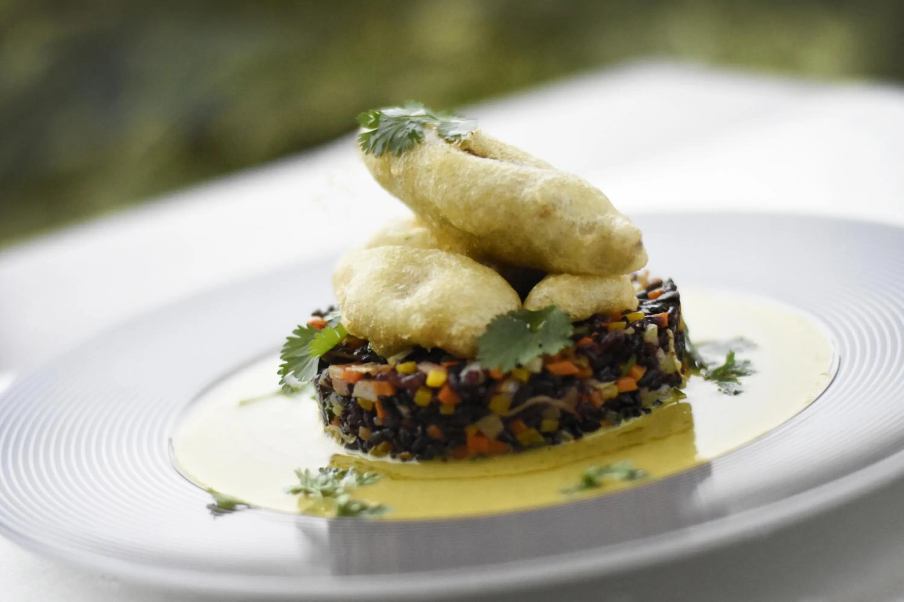 Food close-up in Aston Hotel