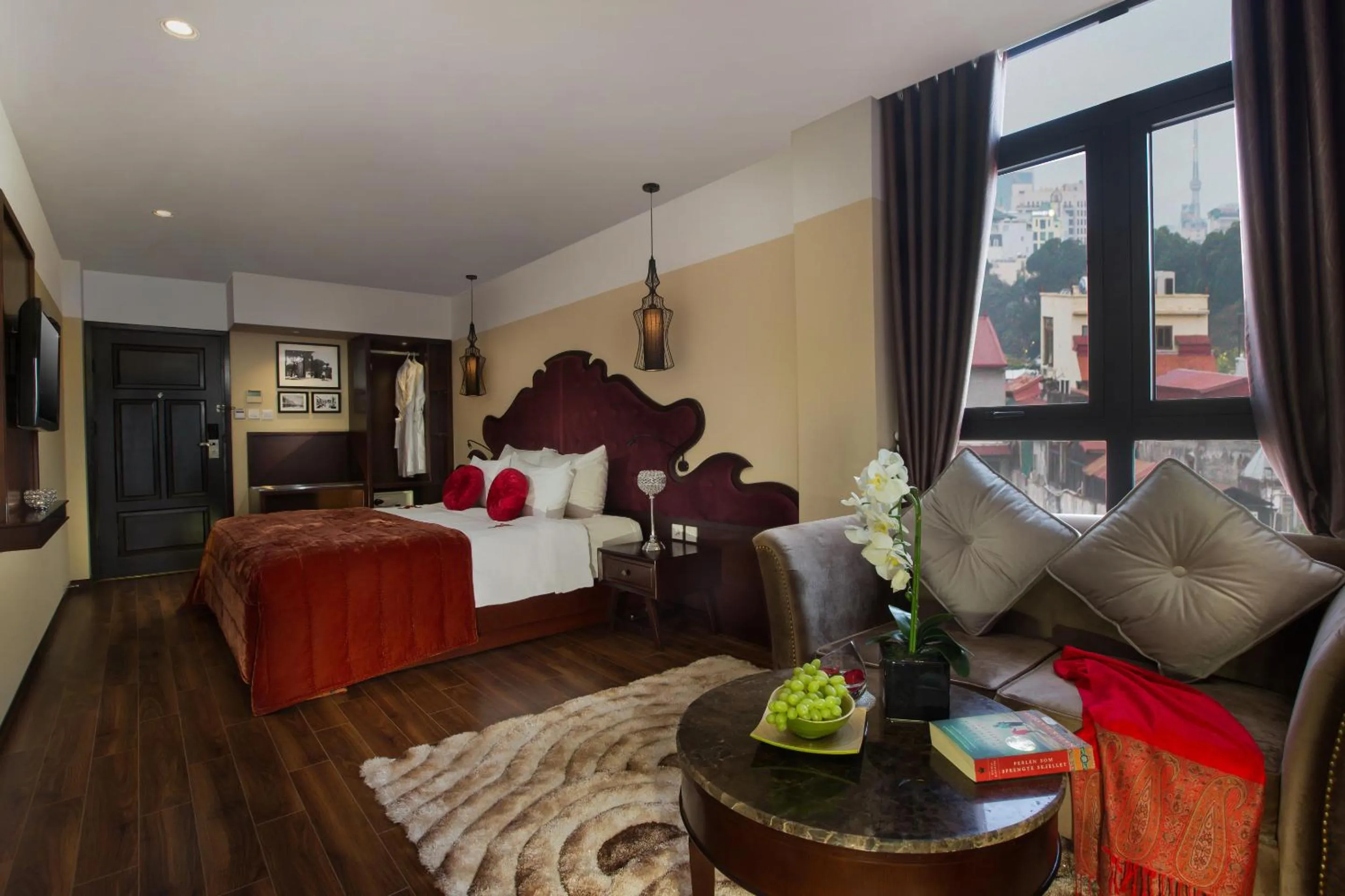 Seating area, Bed in Hanoi Trendy Hotel & Spa