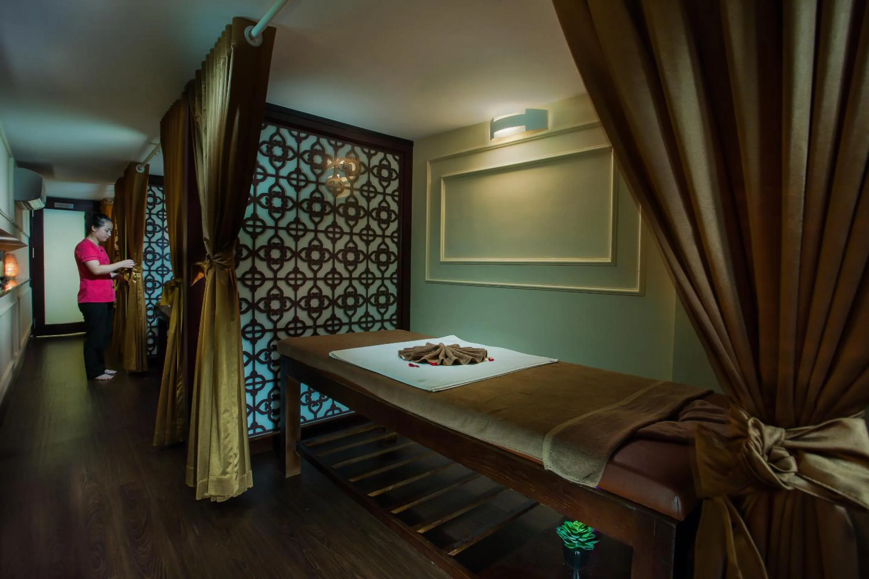 Spa and wellness centre/facilities, Bed in Hanoi Trendy Hotel & Spa