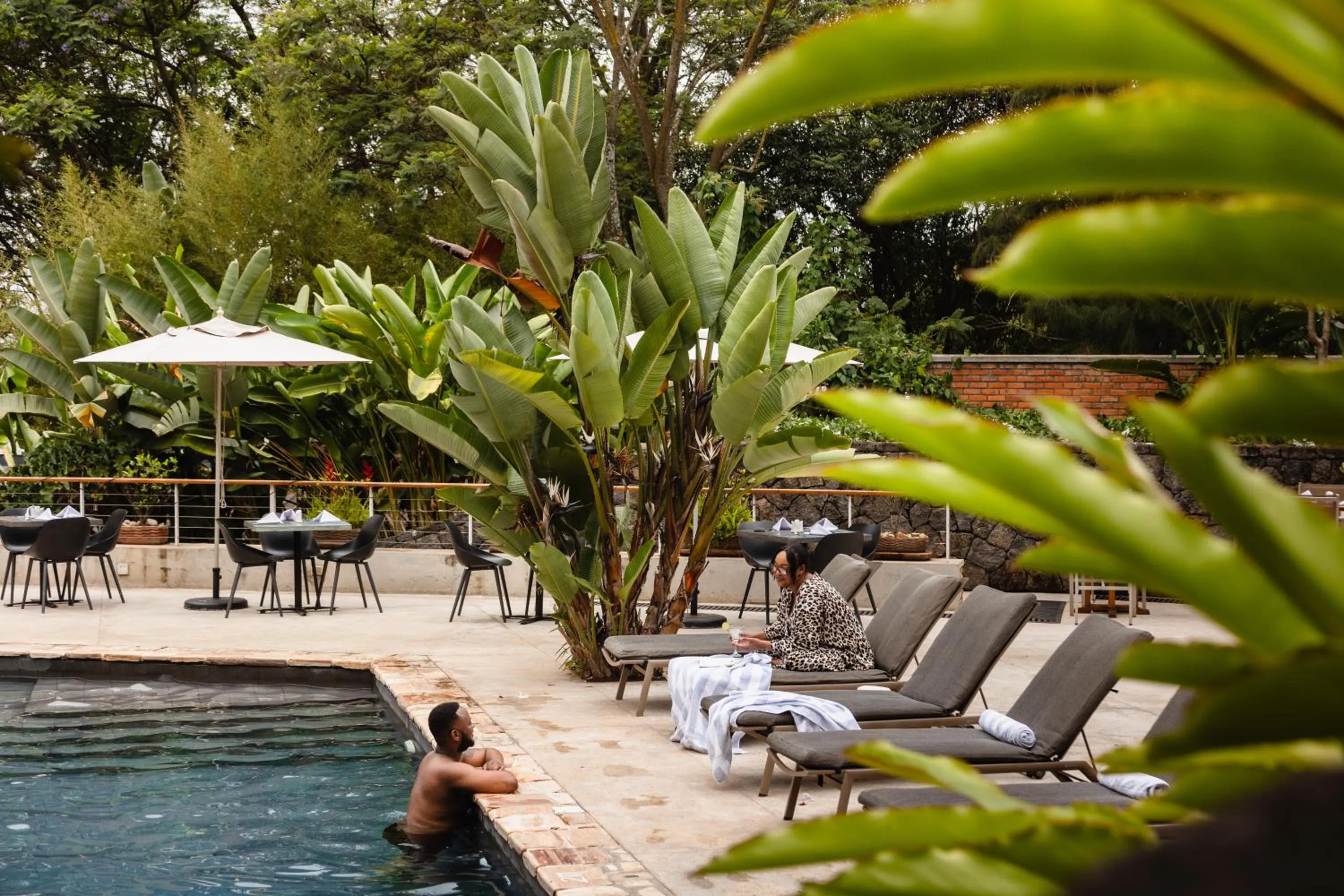 Swimming pool in Hemingways Retreat Kigali