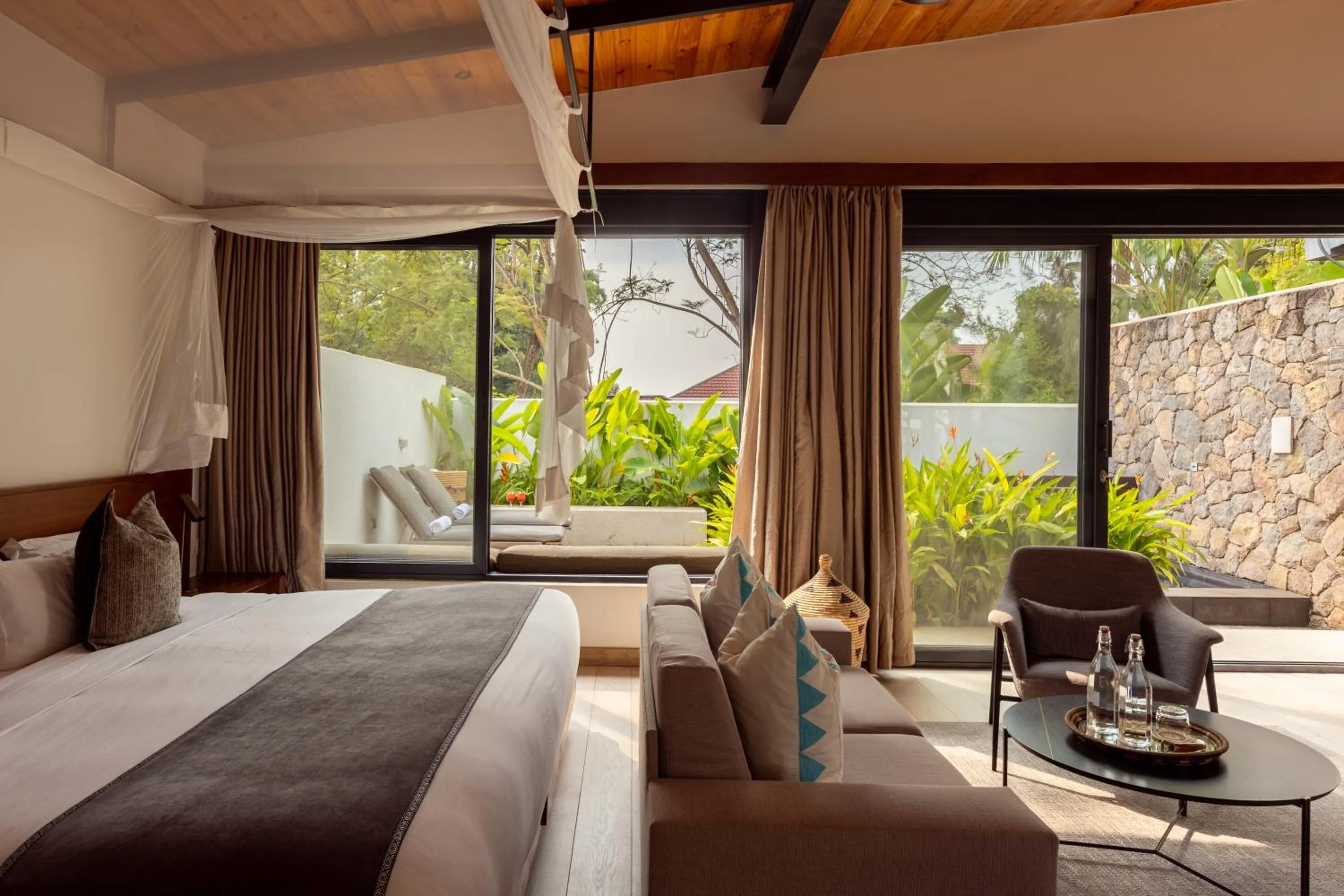 View (from property/room), Bed in Hemingways Retreat Kigali