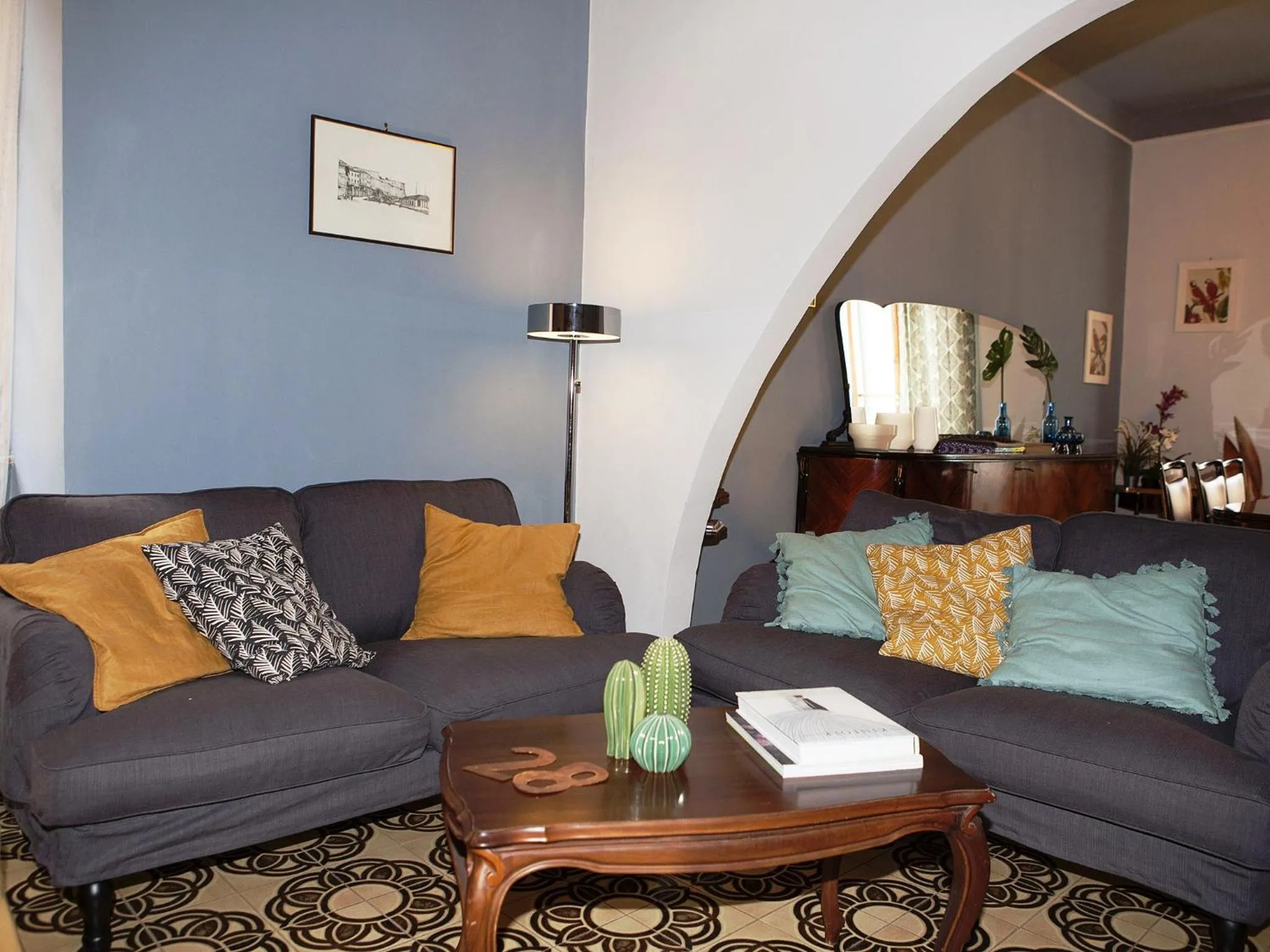 Living room in al 28 B&B