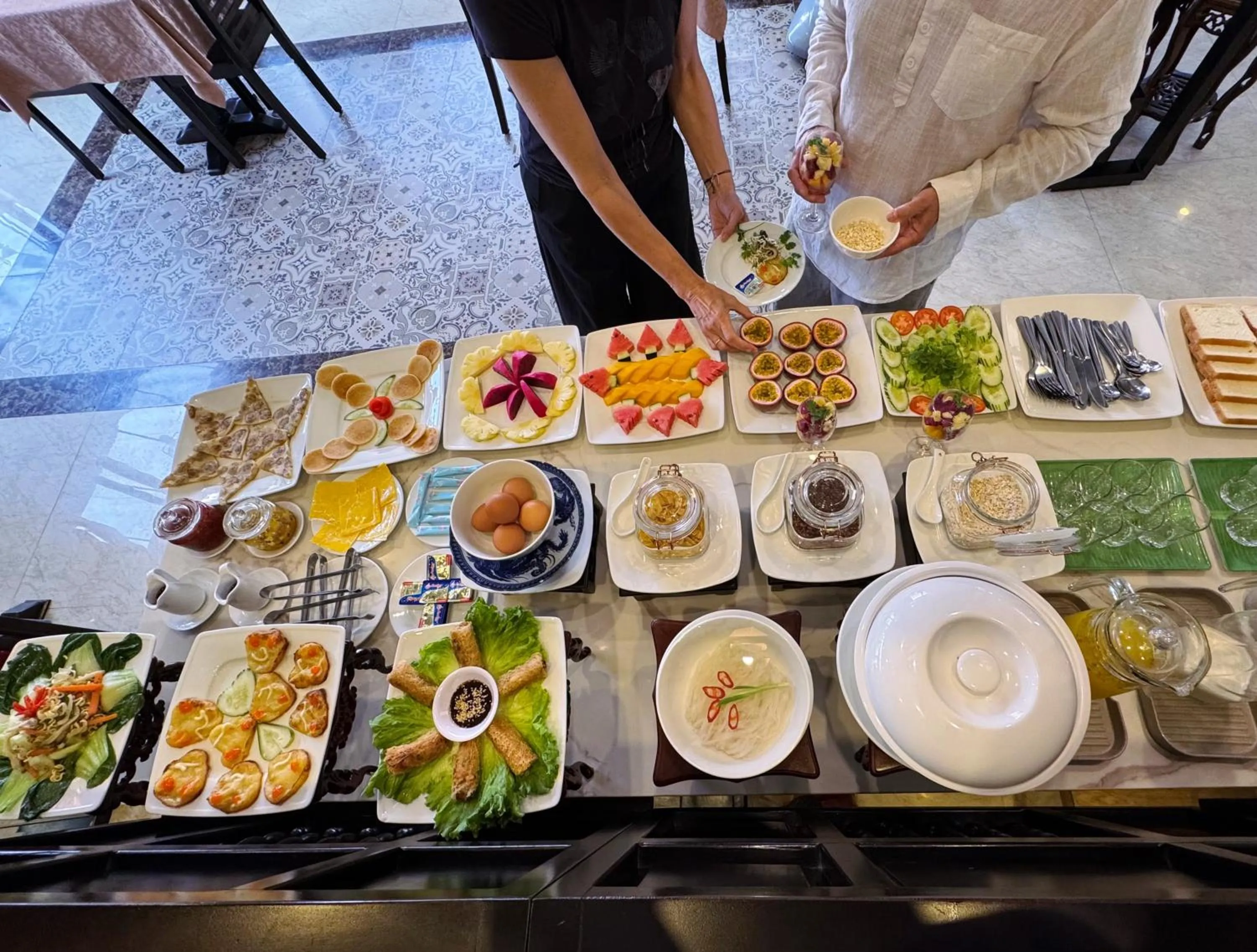 Breakfast in The Quin Riverside Villa