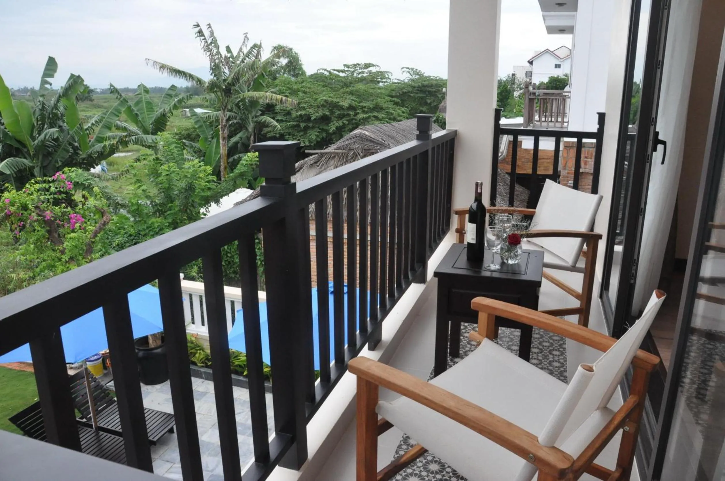Balcony/Terrace in The Quin Riverside Villa