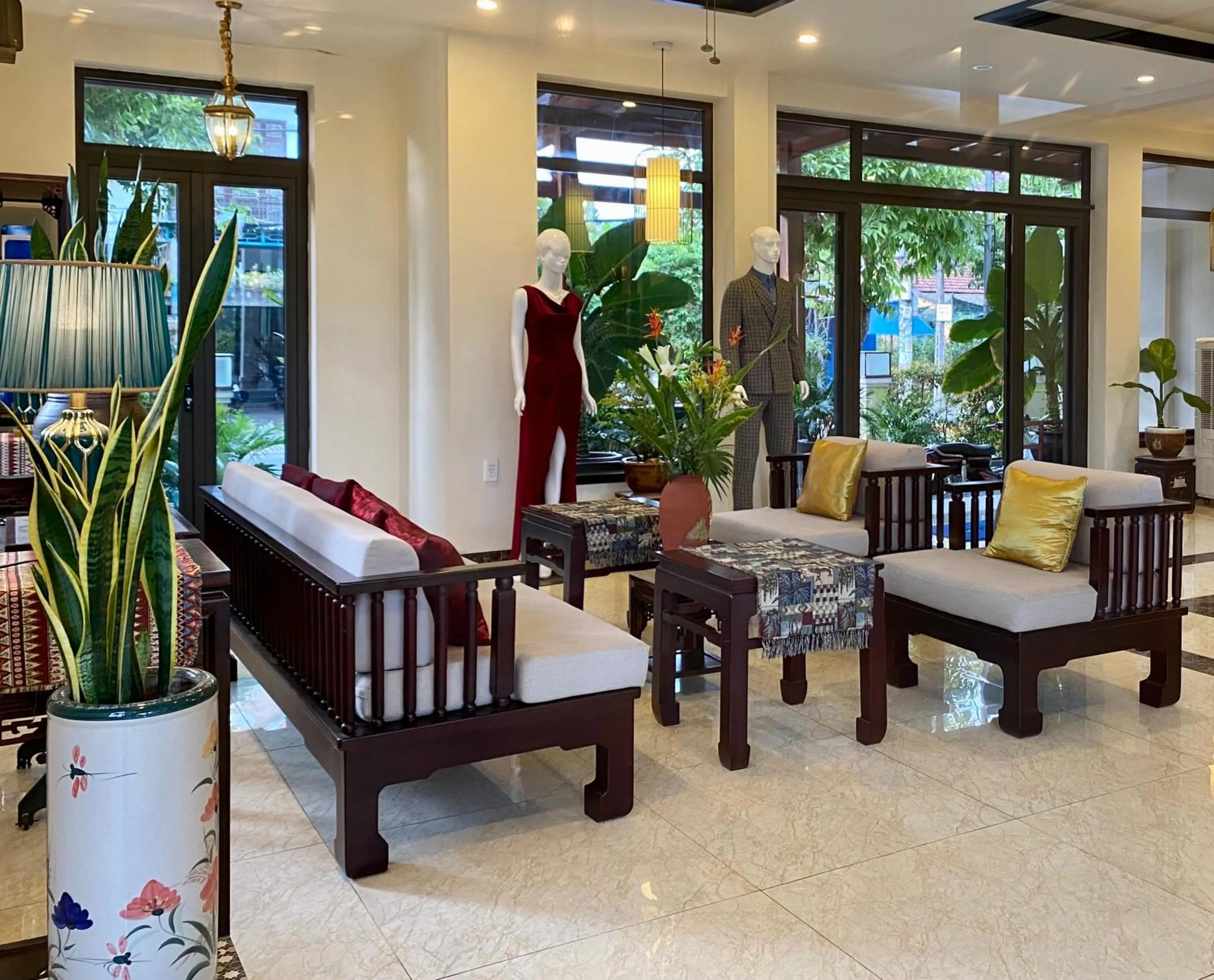 Lobby or reception in The Quin Riverside Villa