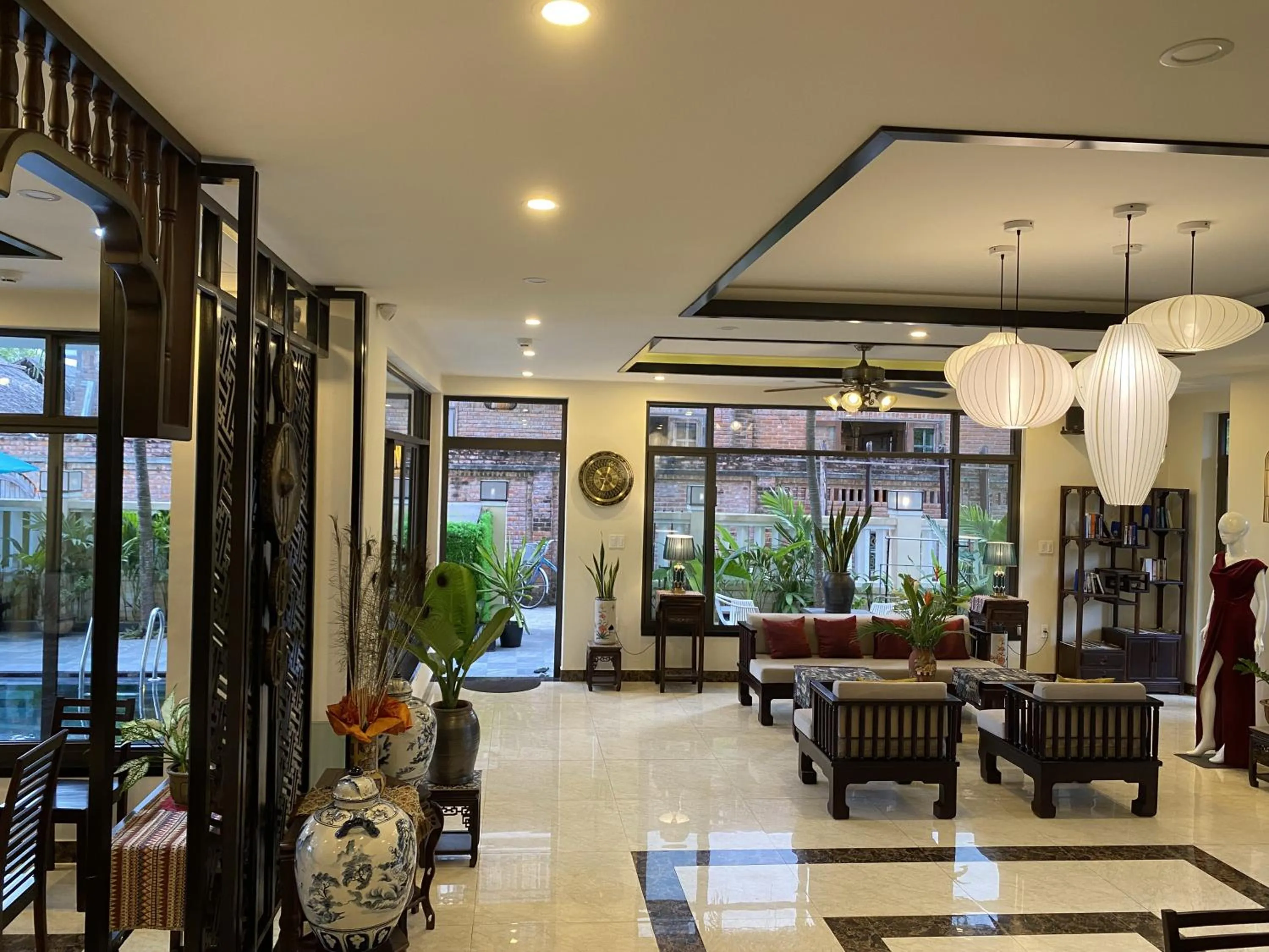 Lobby or reception in The Quin Riverside Villa