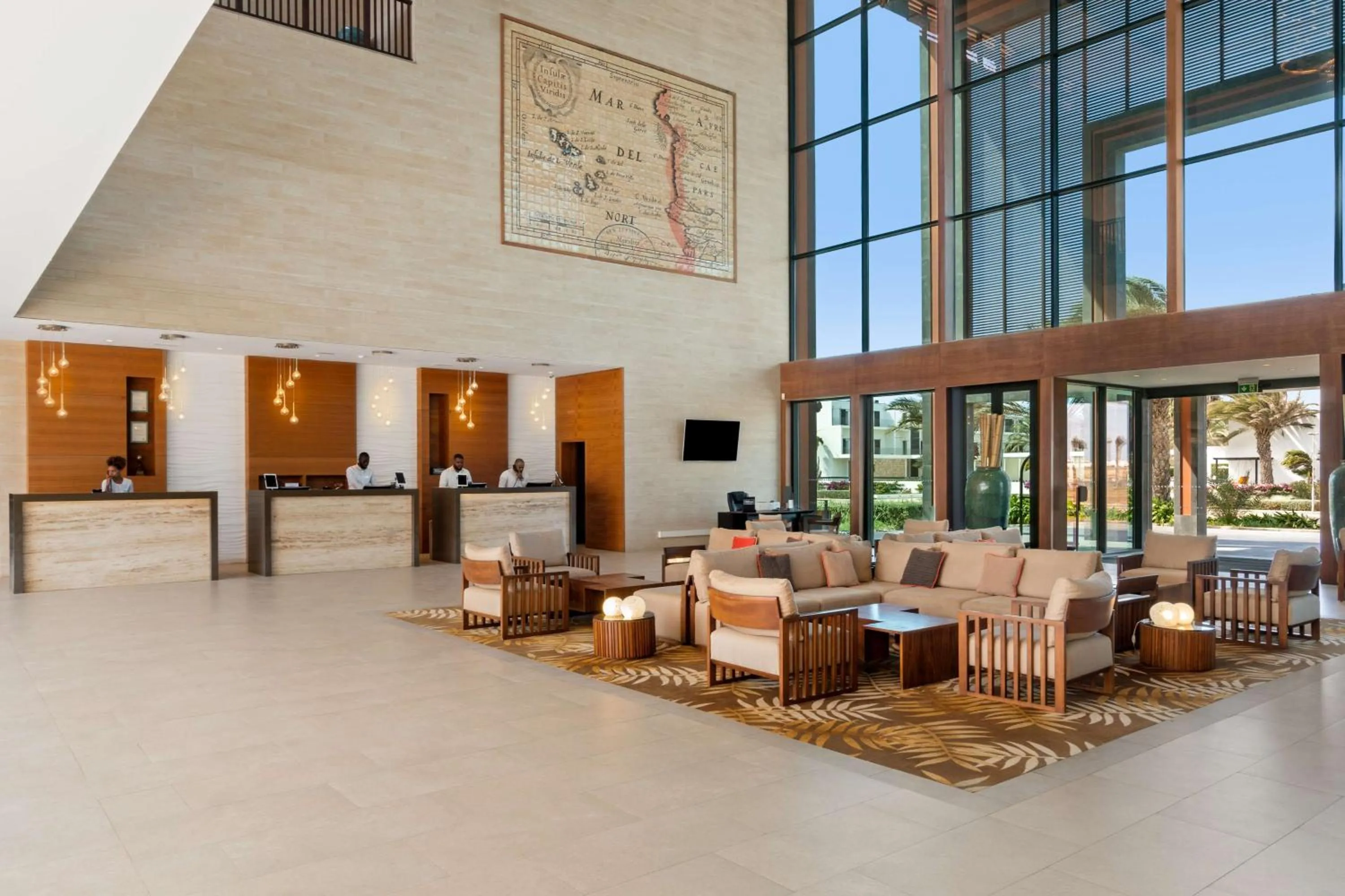Lobby or reception in Hilton Cabo Verde Sal Resort
