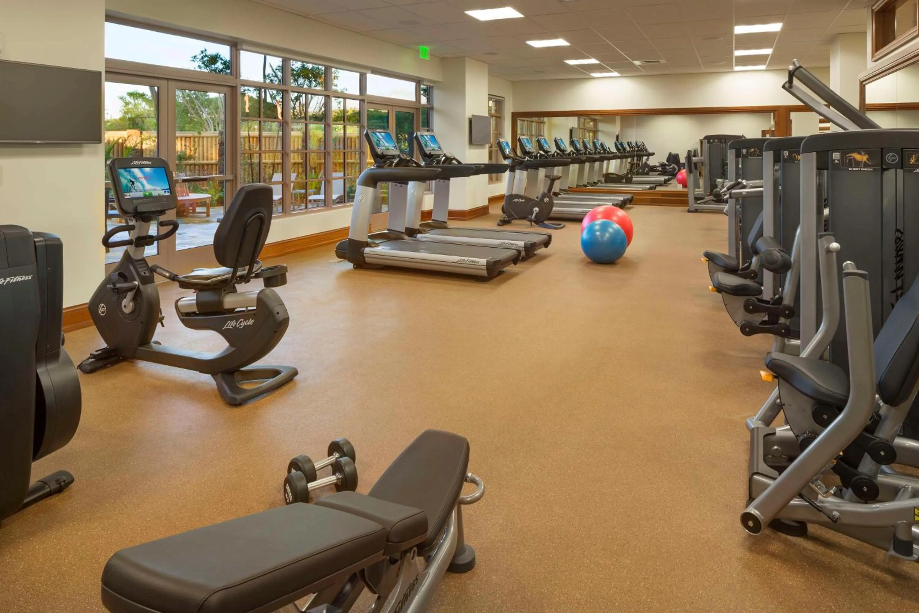 Fitness centre/facilities in Hyatt Vacation Club at Ka'anapali Beach