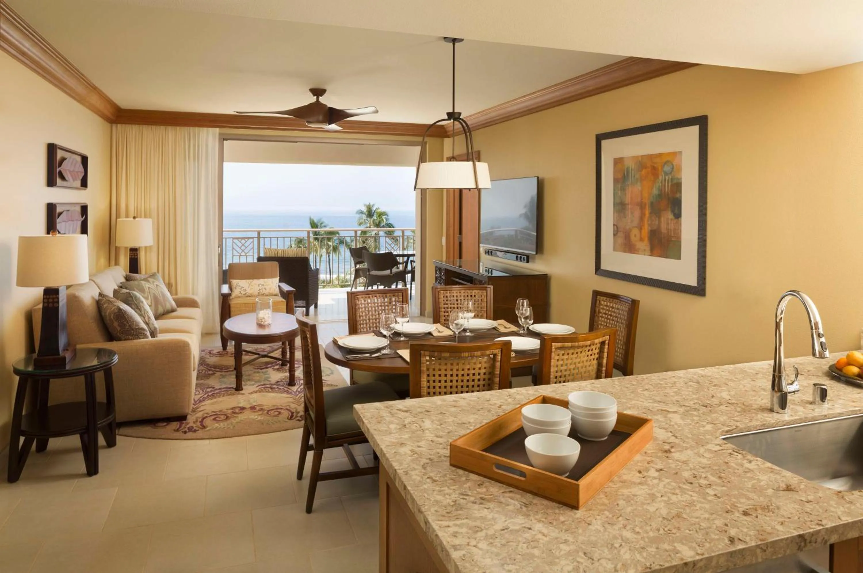Photo of the whole room in Hyatt Vacation Club at Ka'anapali Beach