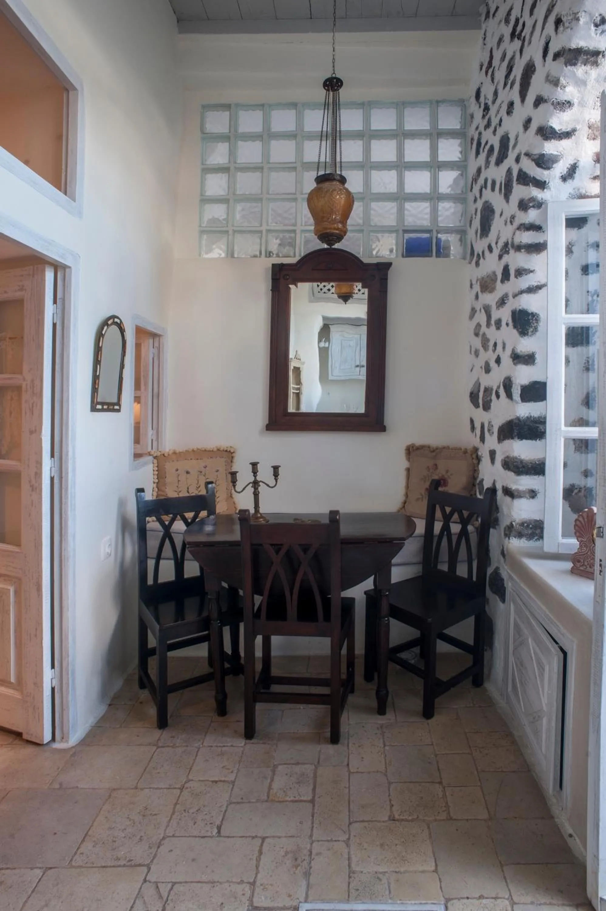 Seating area in Heliophos Boutique Caves