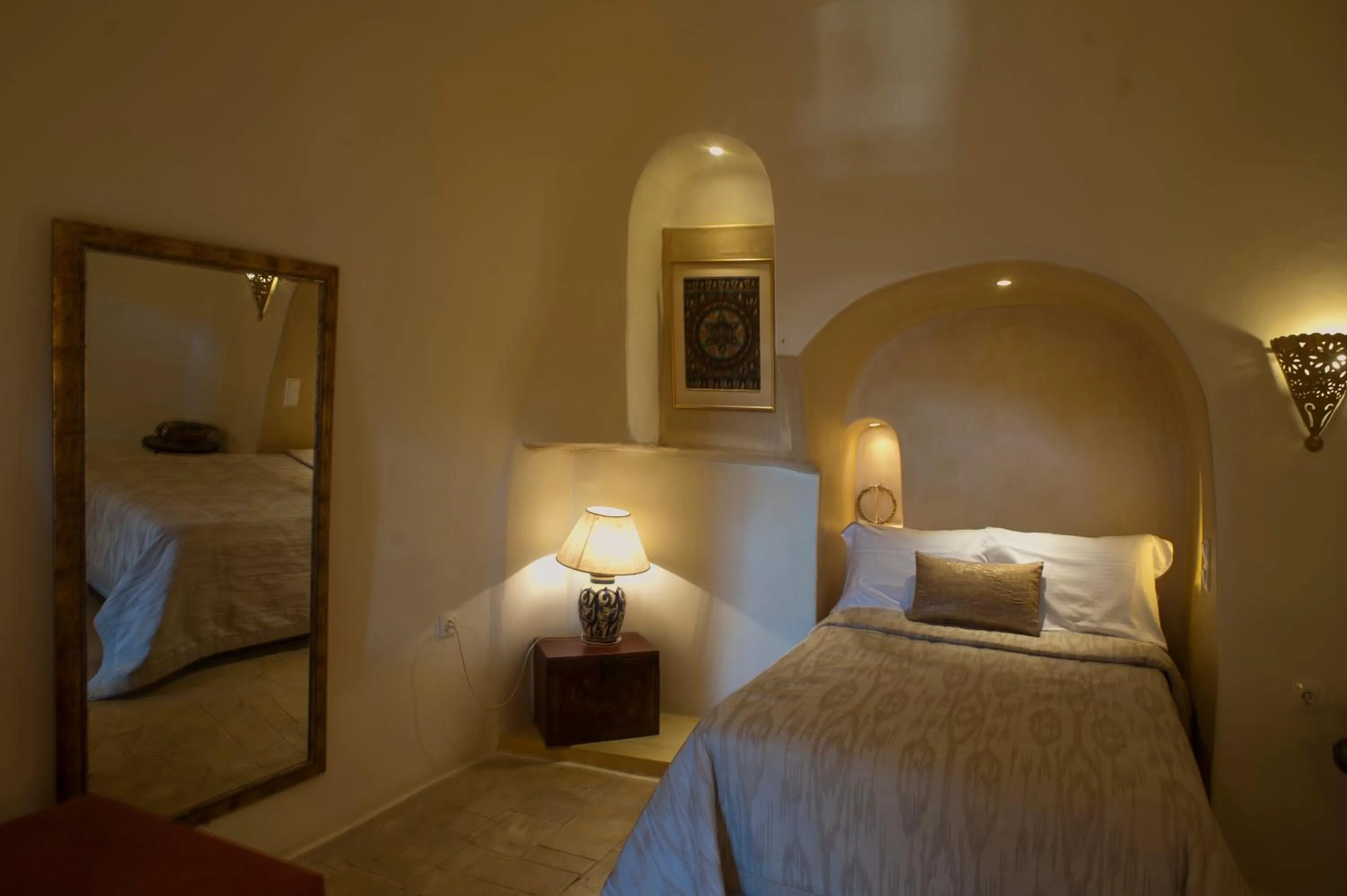 Bed in Heliophos Boutique Caves