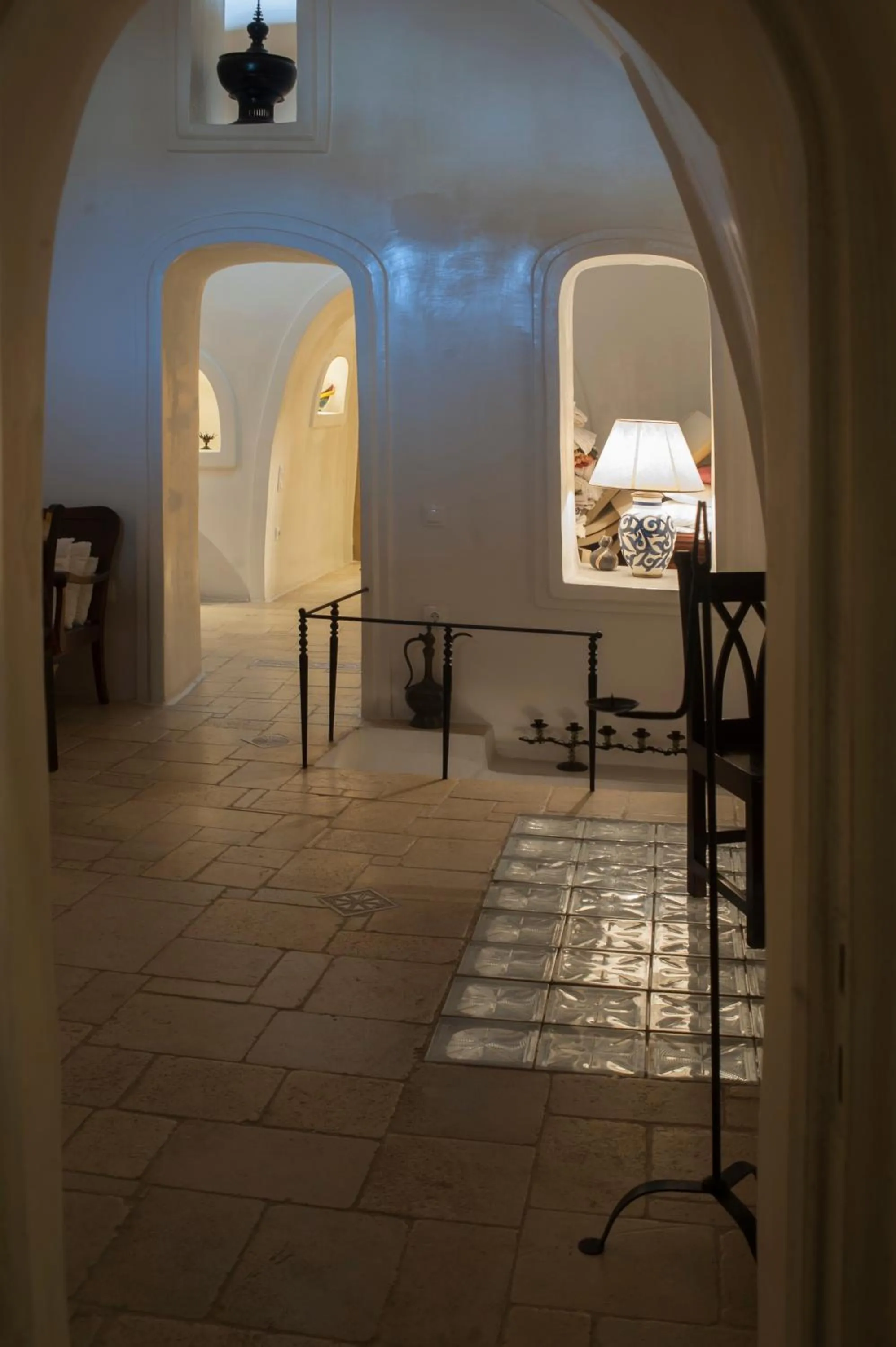 Living room in Heliophos Boutique Caves