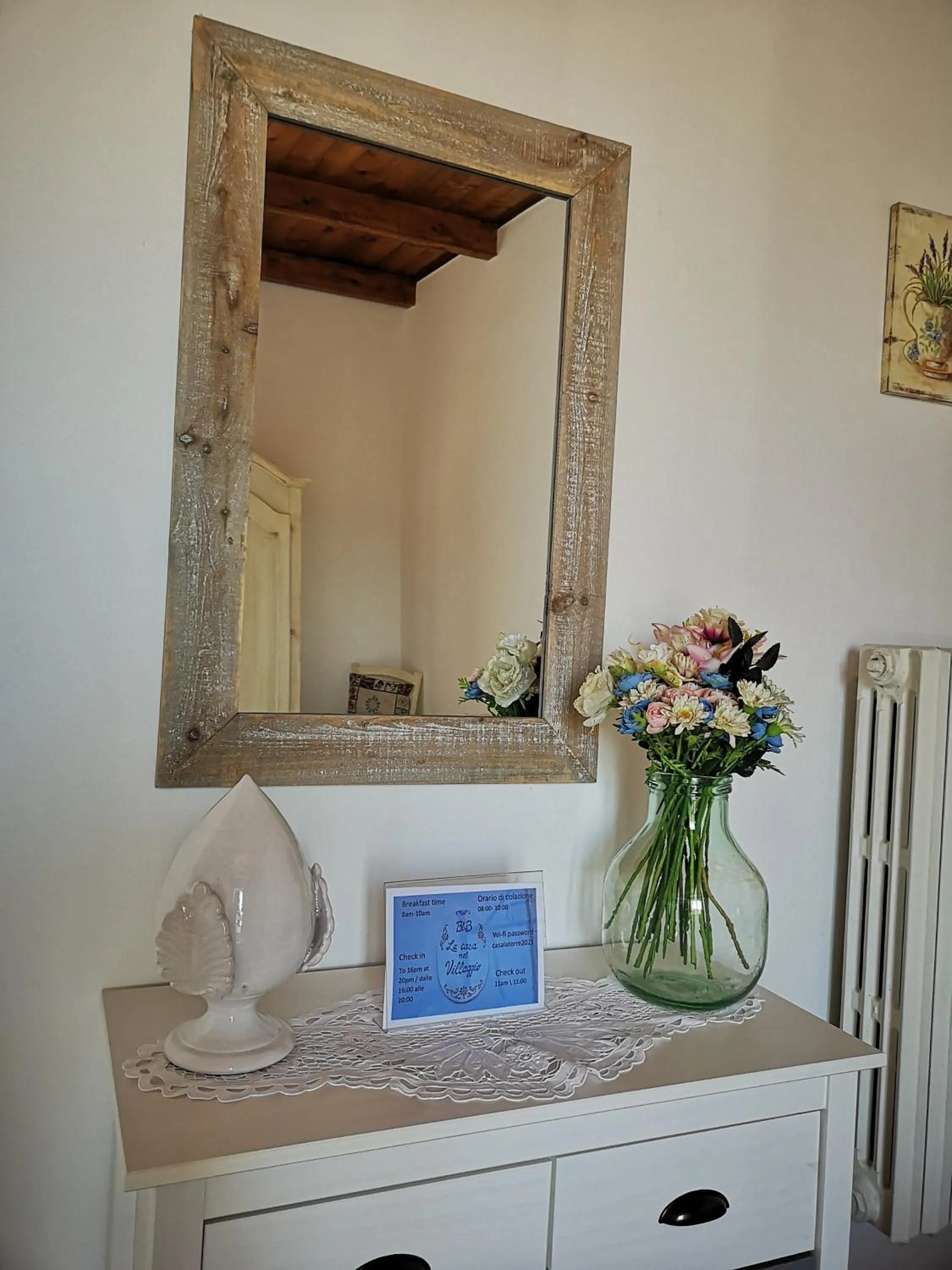 Bedroom in La casa nel villaggio